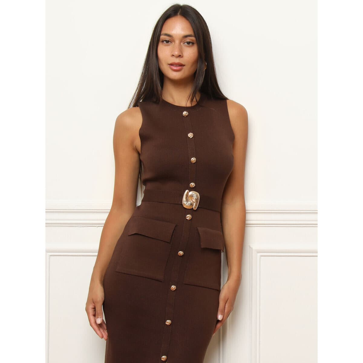 Women's Dresses La Modeuse Brown