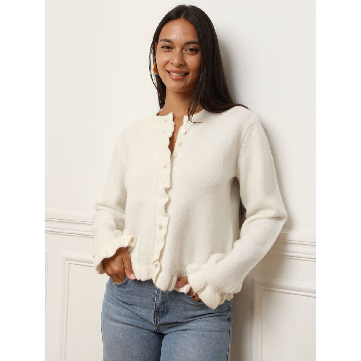 Women's Jackets La Modeuse White