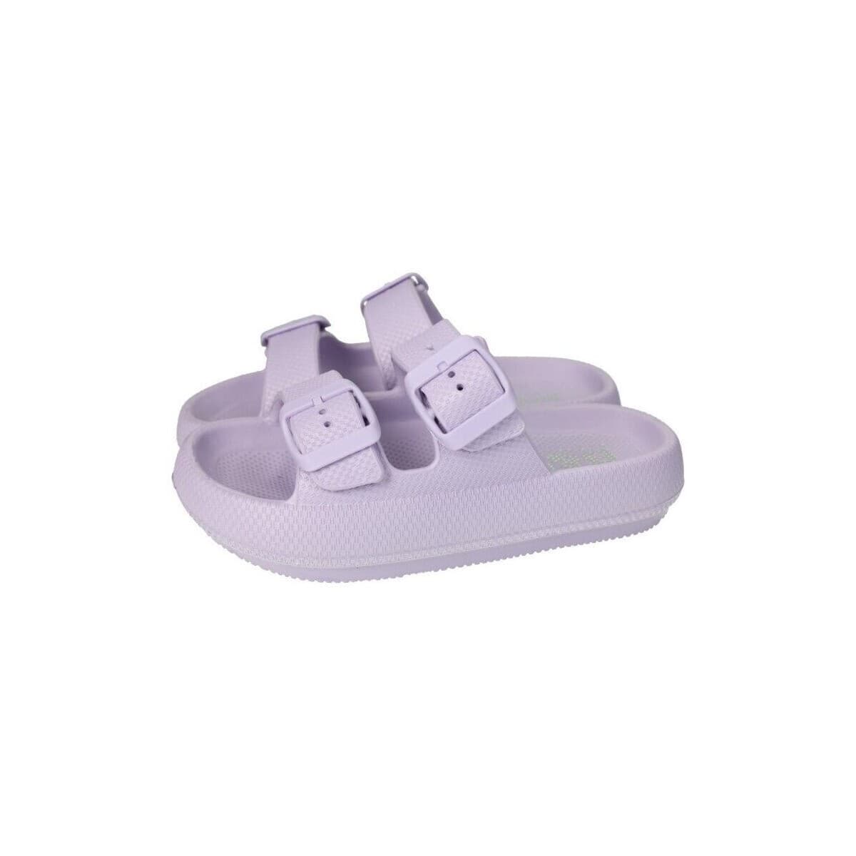 Girls' Flip Flops B&w Purple