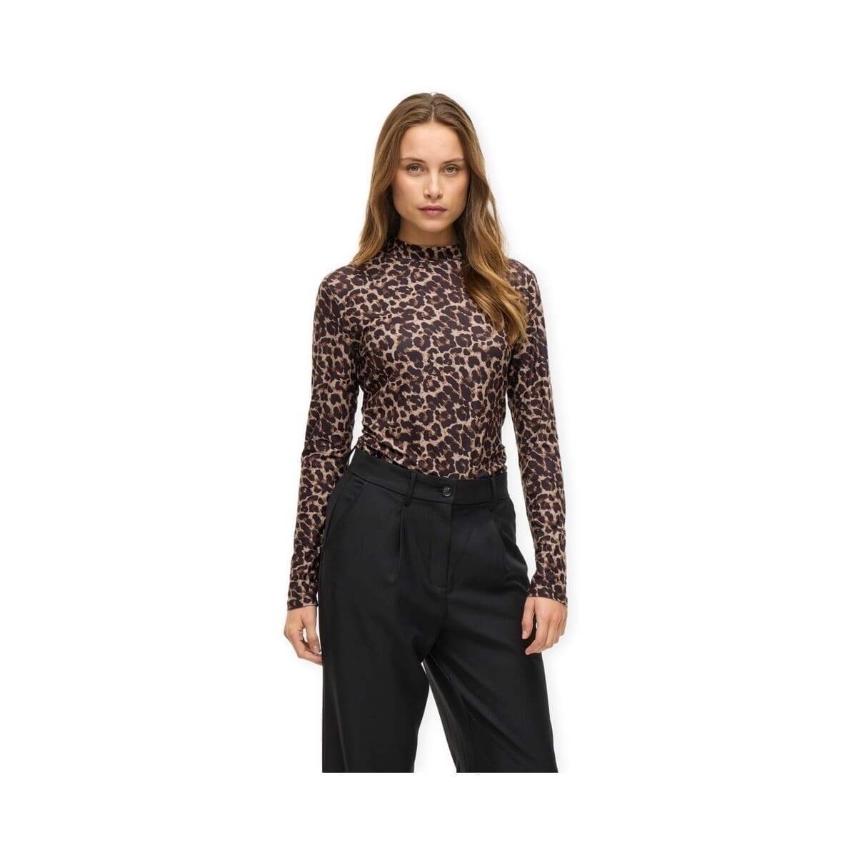 Women's T-Shirts Vila Brown