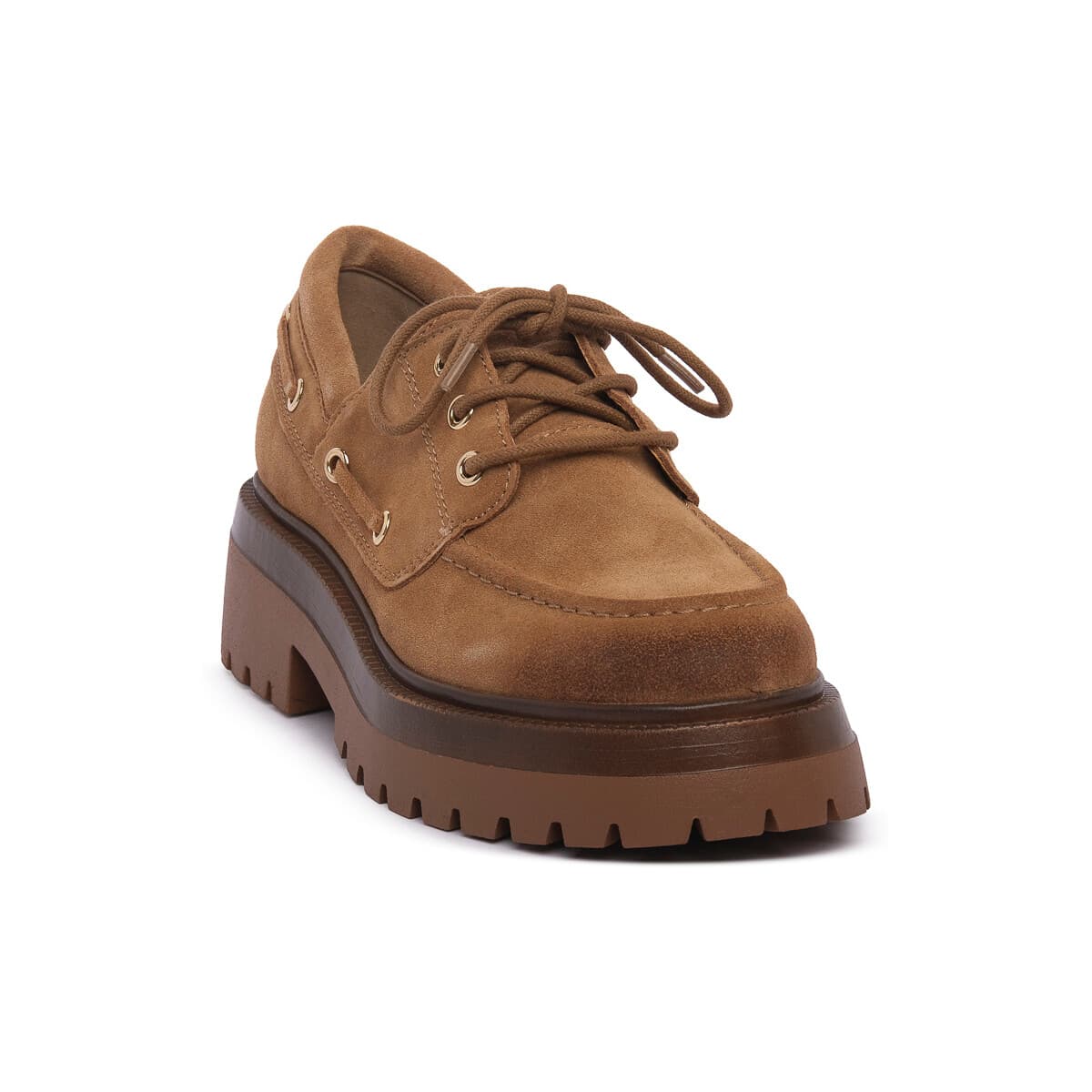 Boat shoes Steve Madden DETROIT TAUPE SUEDE