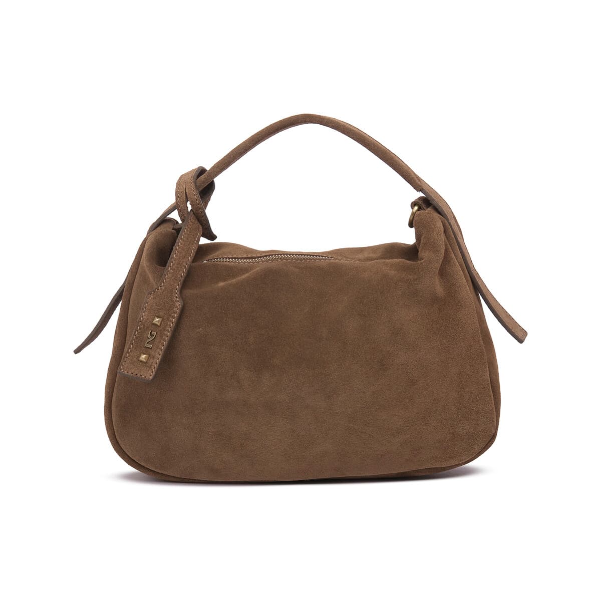 Τσάντες Χειρός NeroGiardini NERO GIARDINI 331 VELOUR ARGILLA