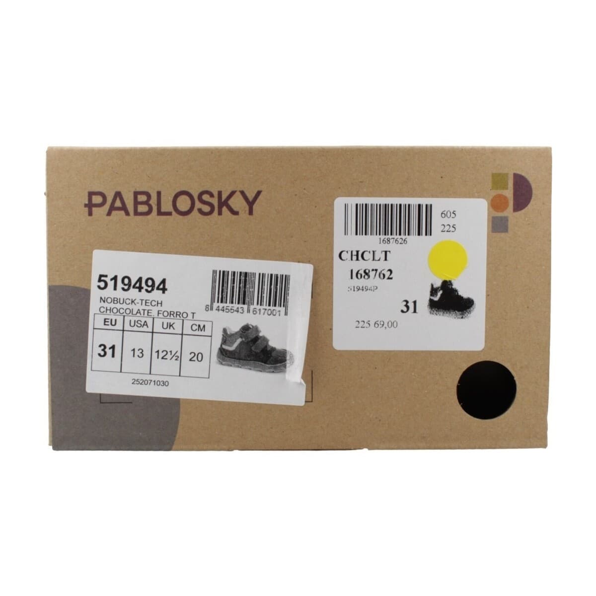 Boys' Sneakers Pablosky Brown