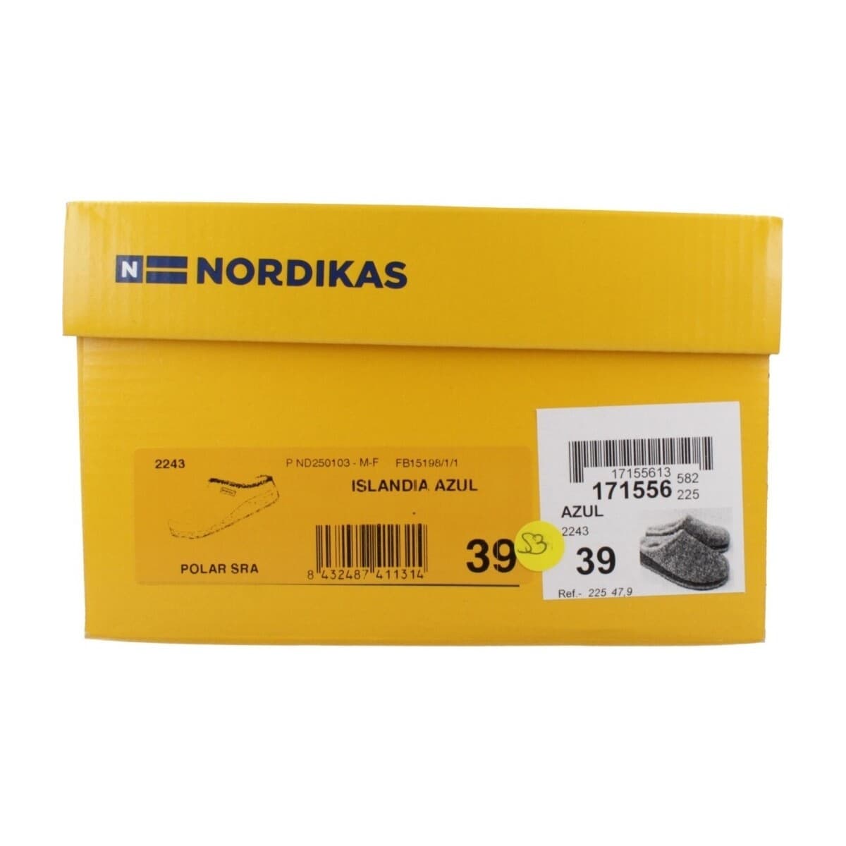 Women's House Slippers Nordikas Blue