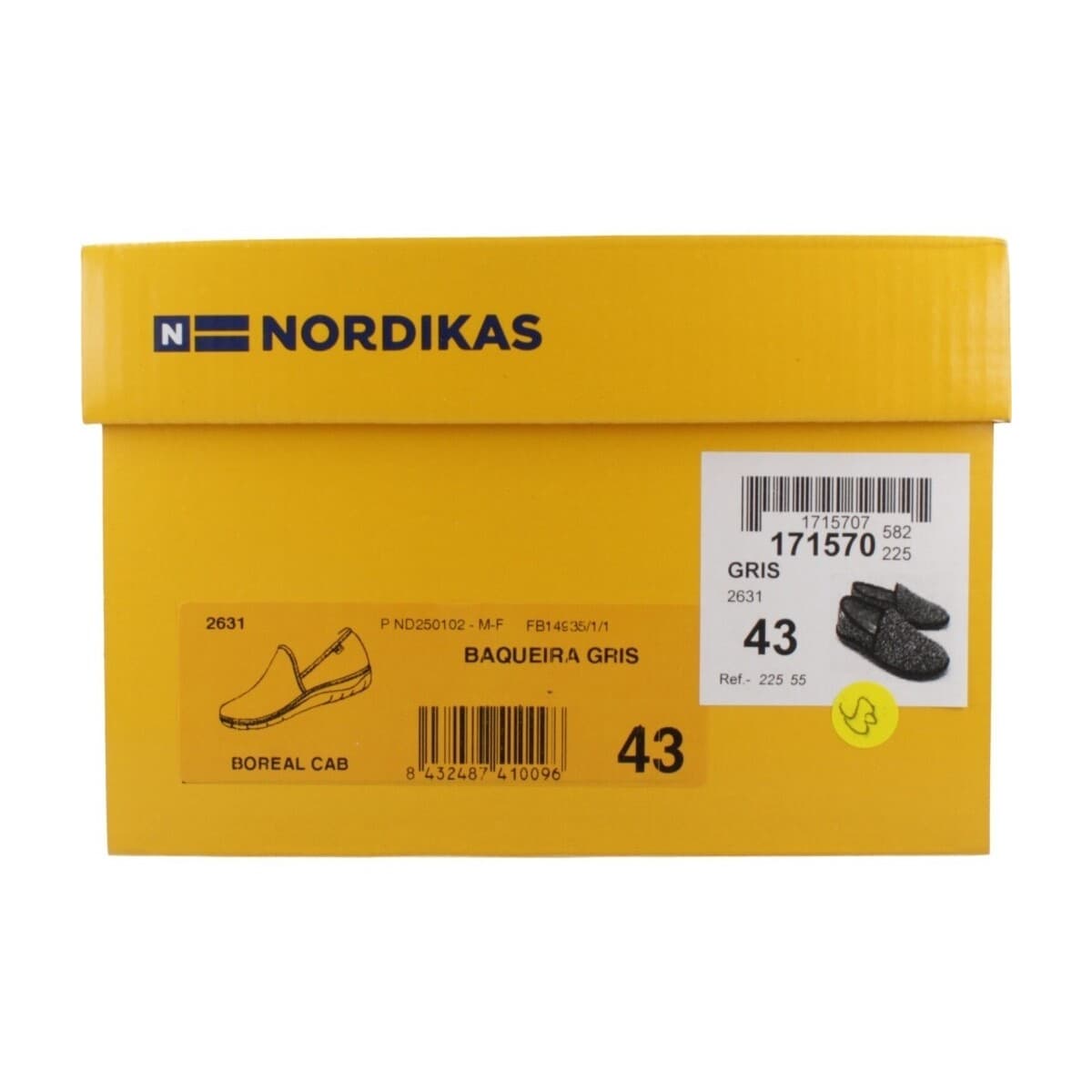 Men's House Slippers Nordikas Gray