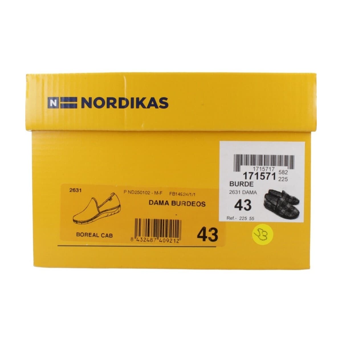 Men's House Slippers Nordikas Bordeaux