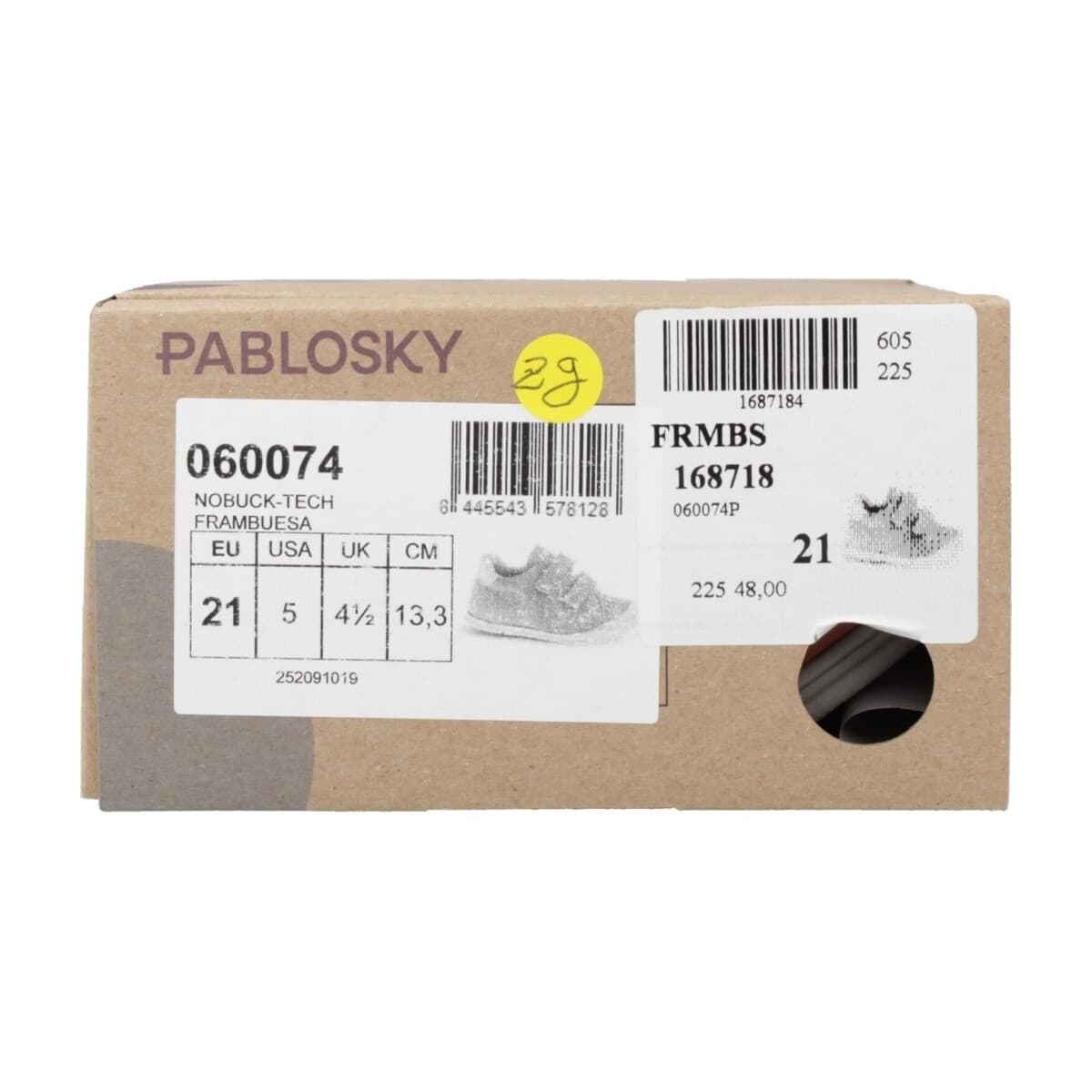 Girls' Sneakers Pablosky Pink