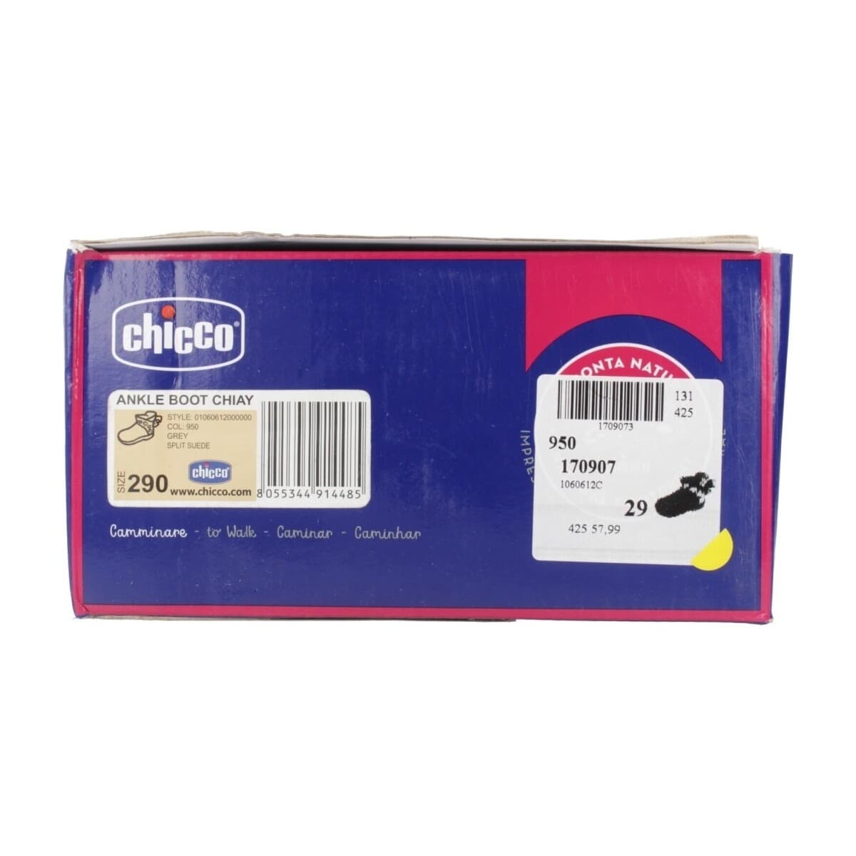 Girls' Ankle Boots Chicco Gray