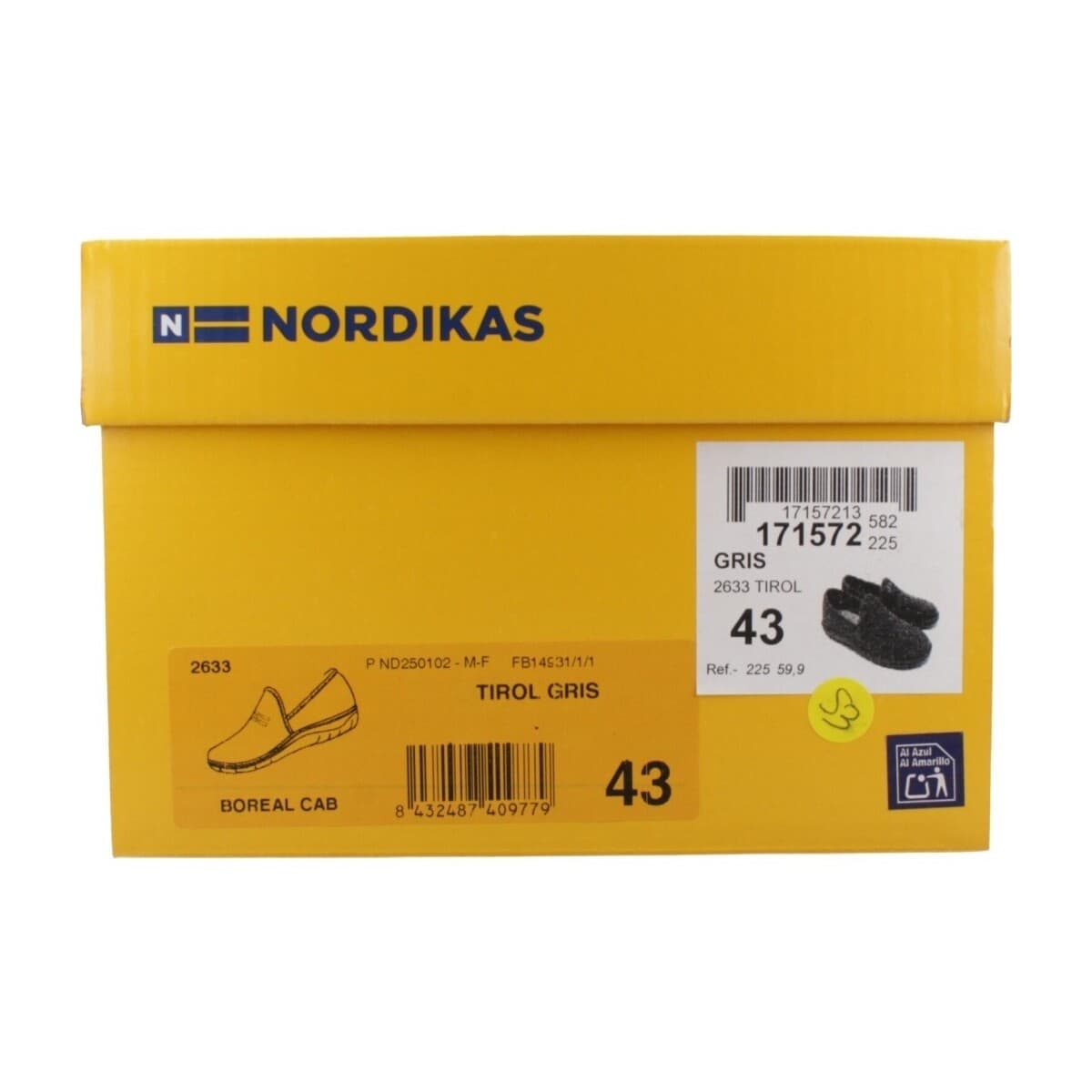 Men's House Slippers Nordikas Gray