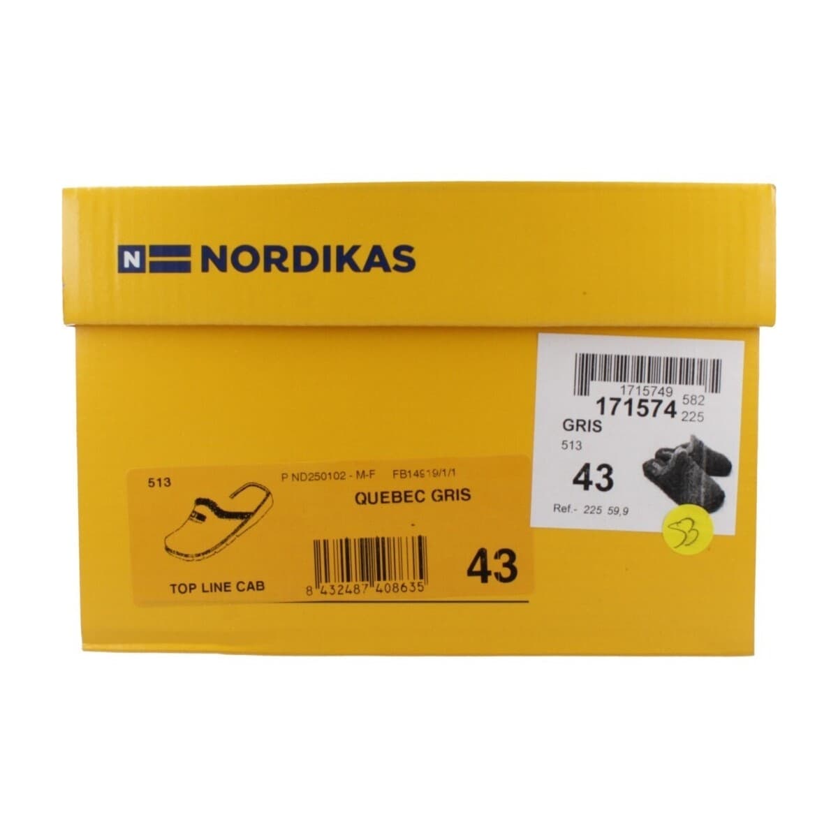 Men's House Slippers Nordikas Gray