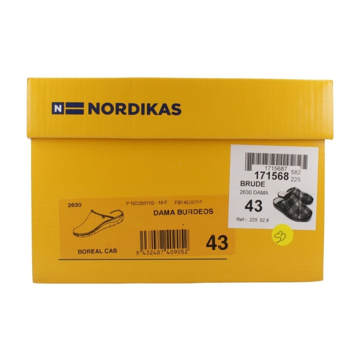 Men's House Slippers Nordikas Bordeaux