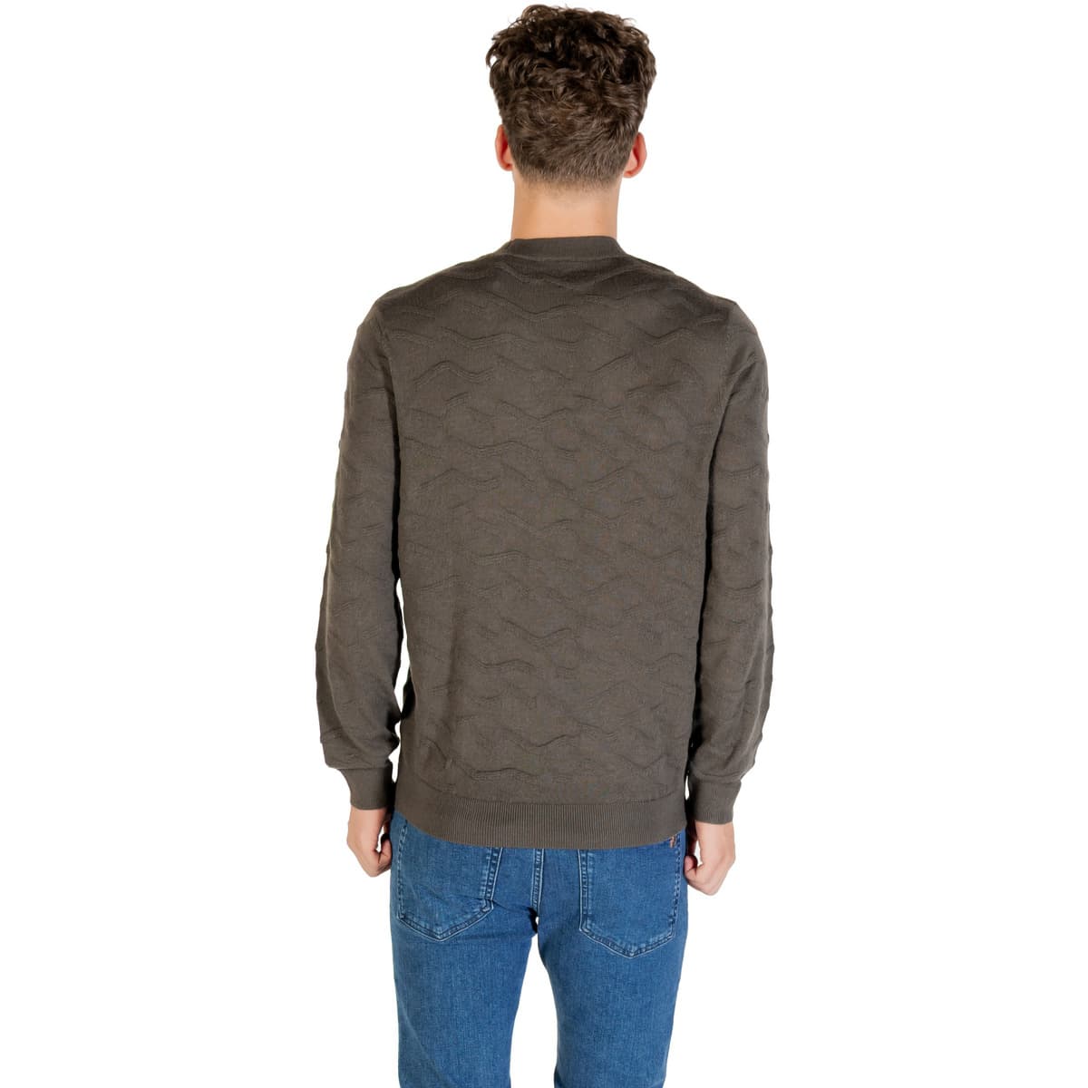 Men's Sweaters EAX Green