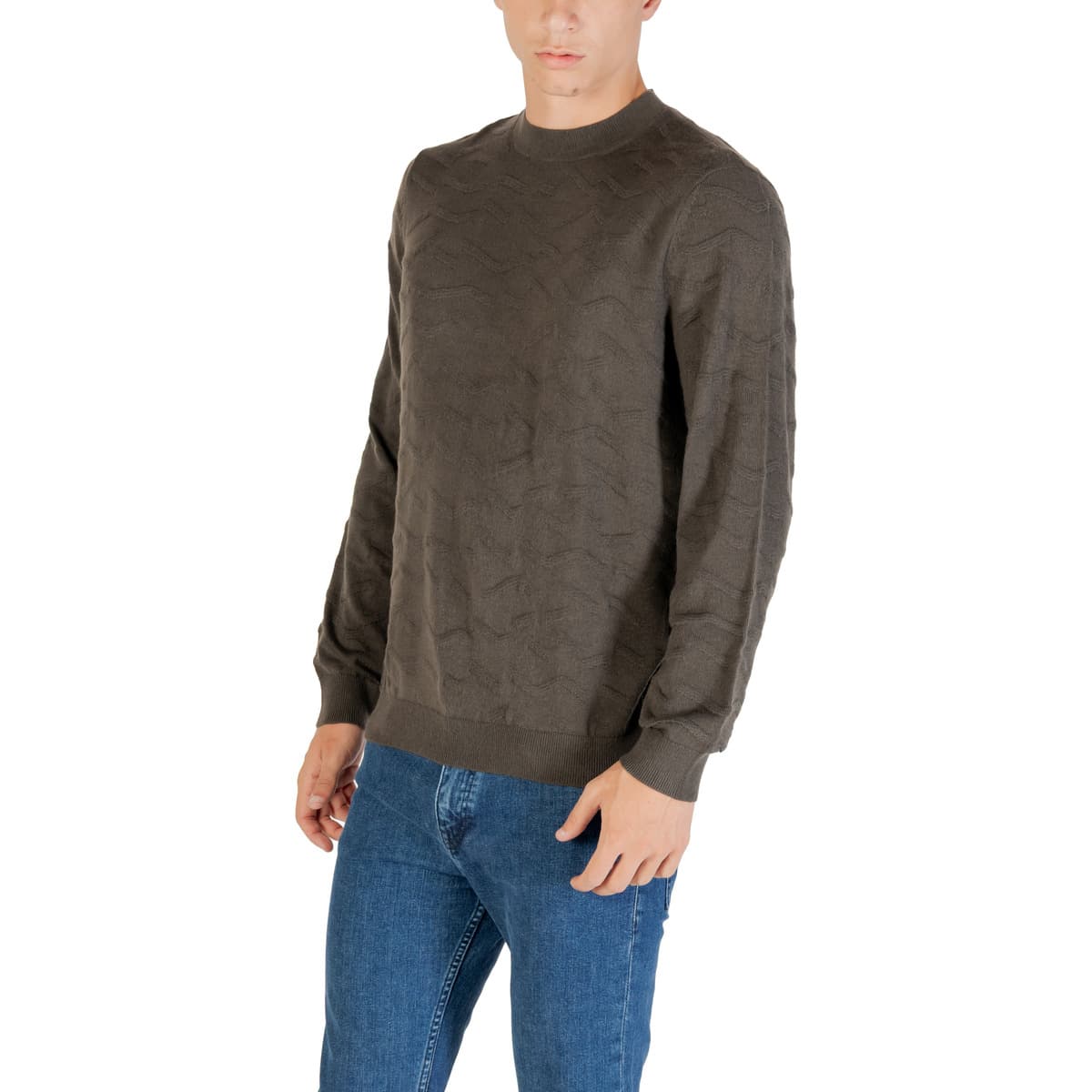 Men's Sweaters EAX Green