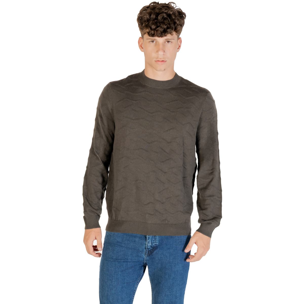 Men's Sweaters EAX Green