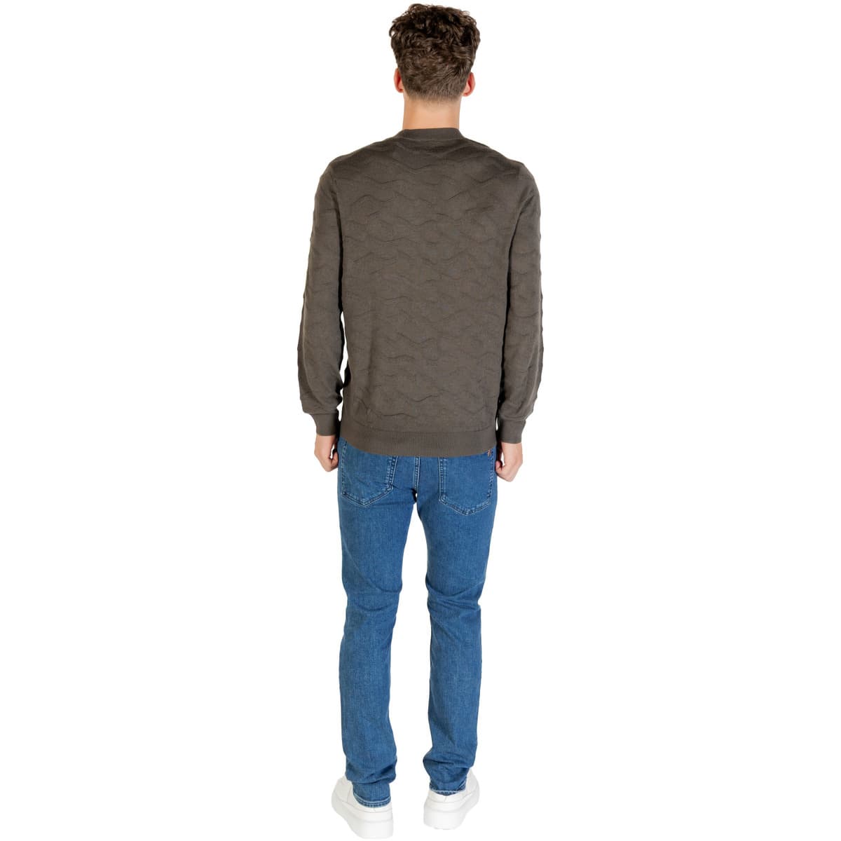 Men's Sweaters EAX Green