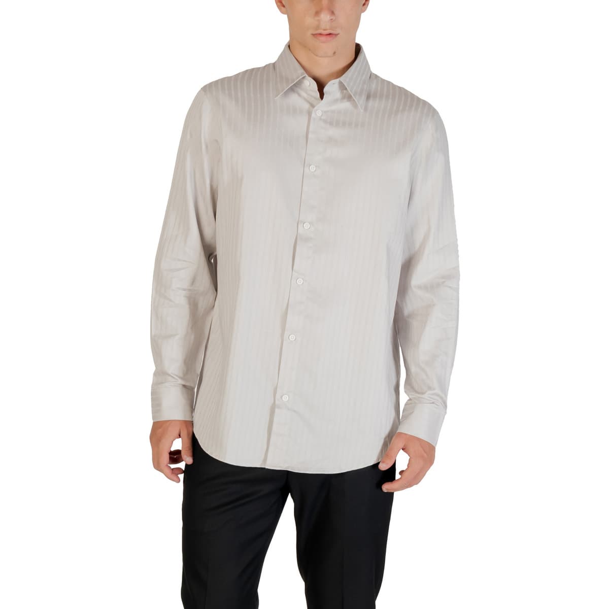 Men's Shirts EAX Gray