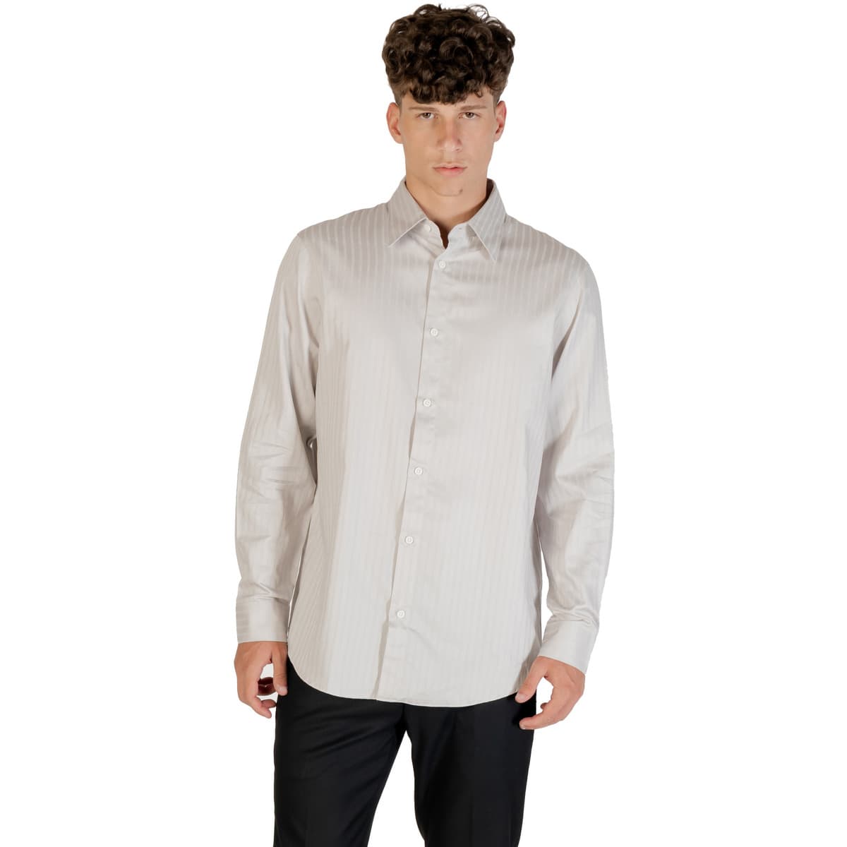 Men's Shirts EAX Gray