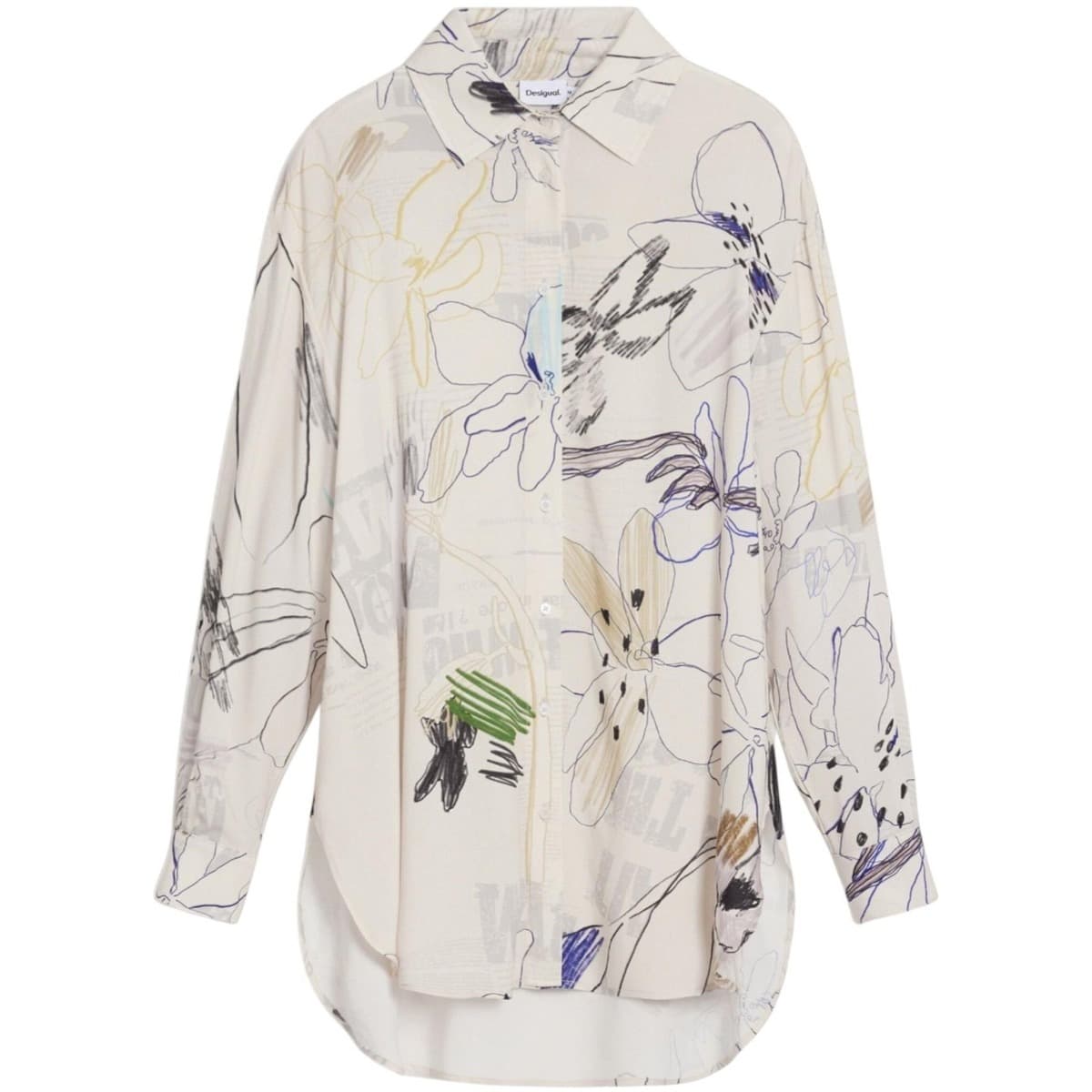 Women's Shirts Desigual Beige