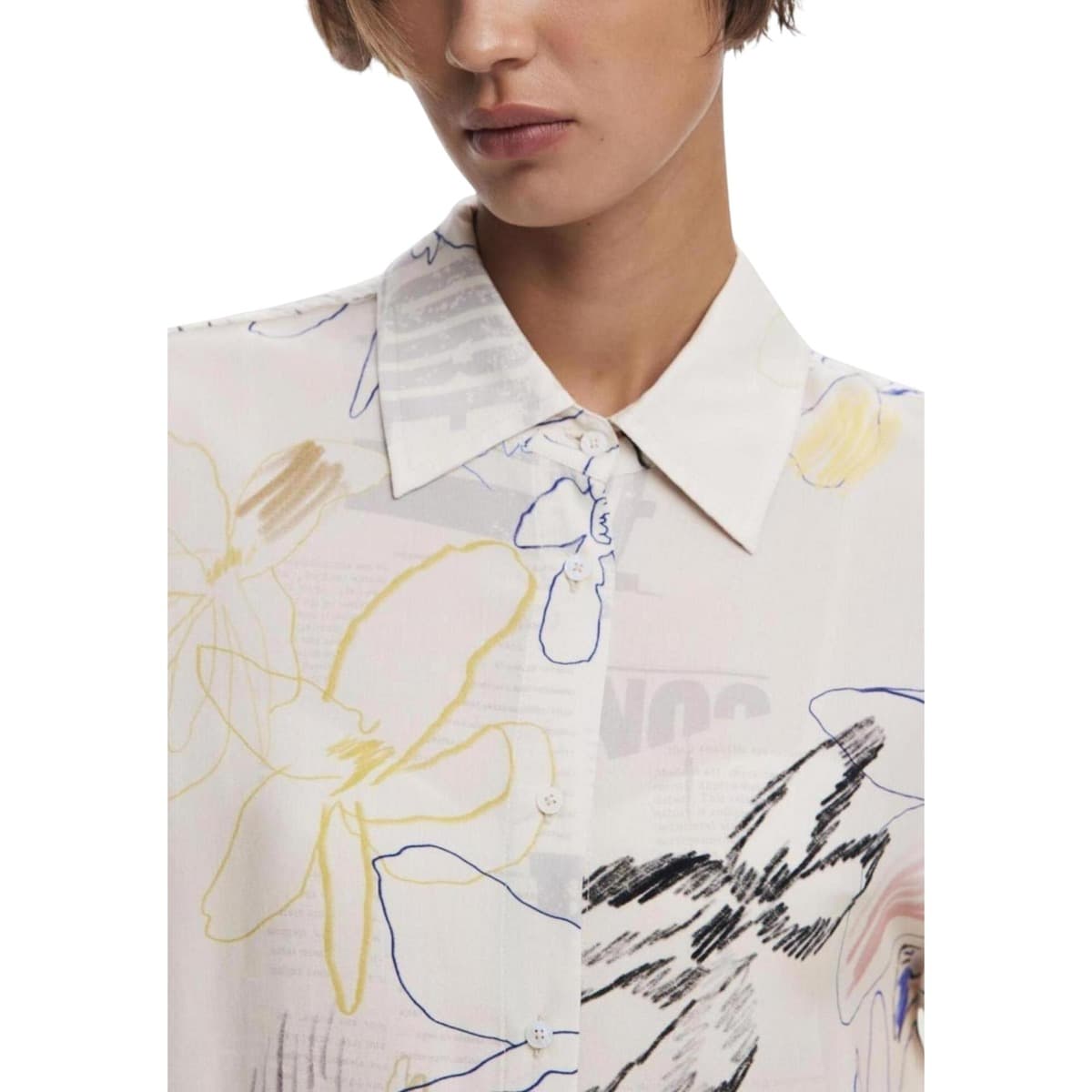 Women's Shirts Desigual Beige
