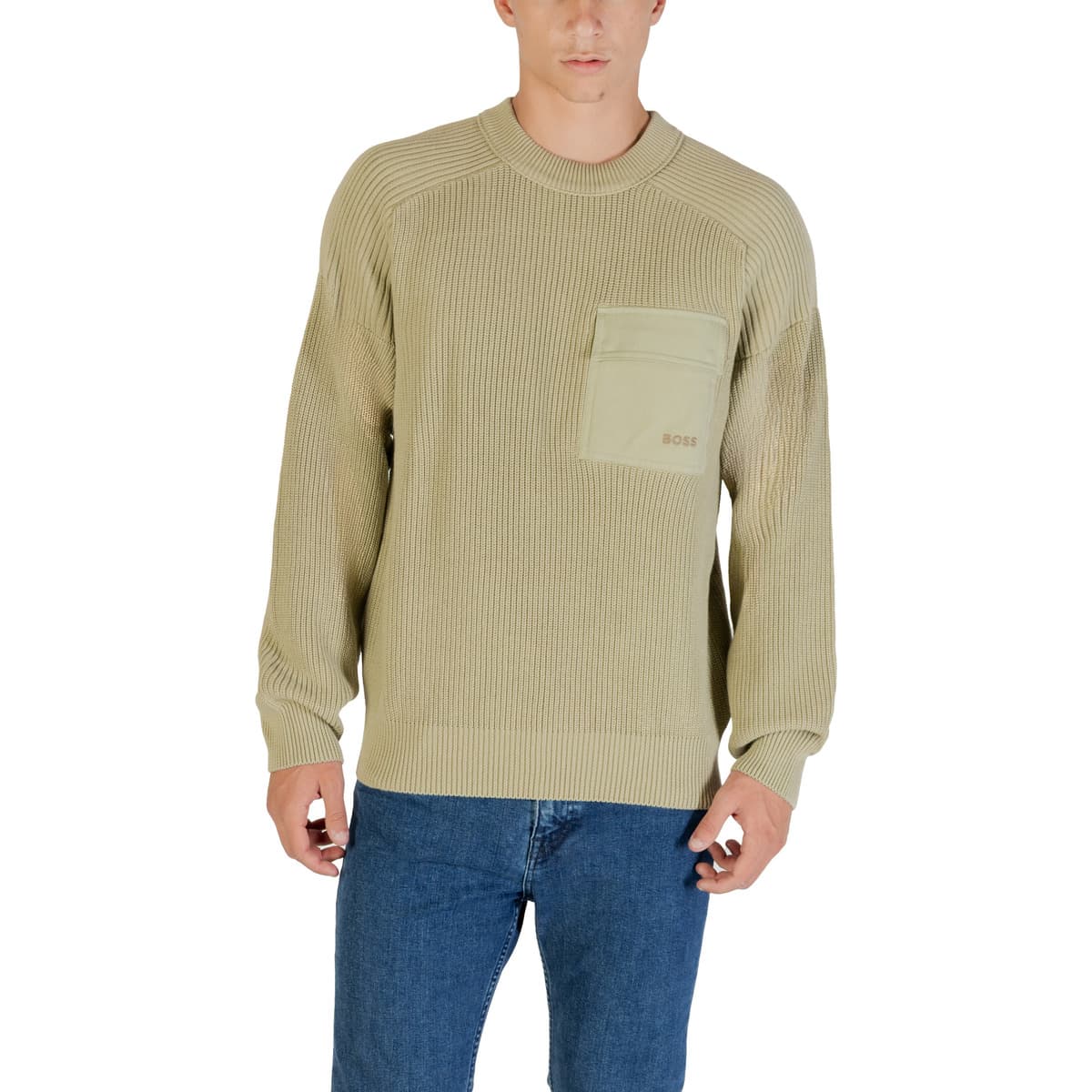 Men's Sweaters BOSS Green