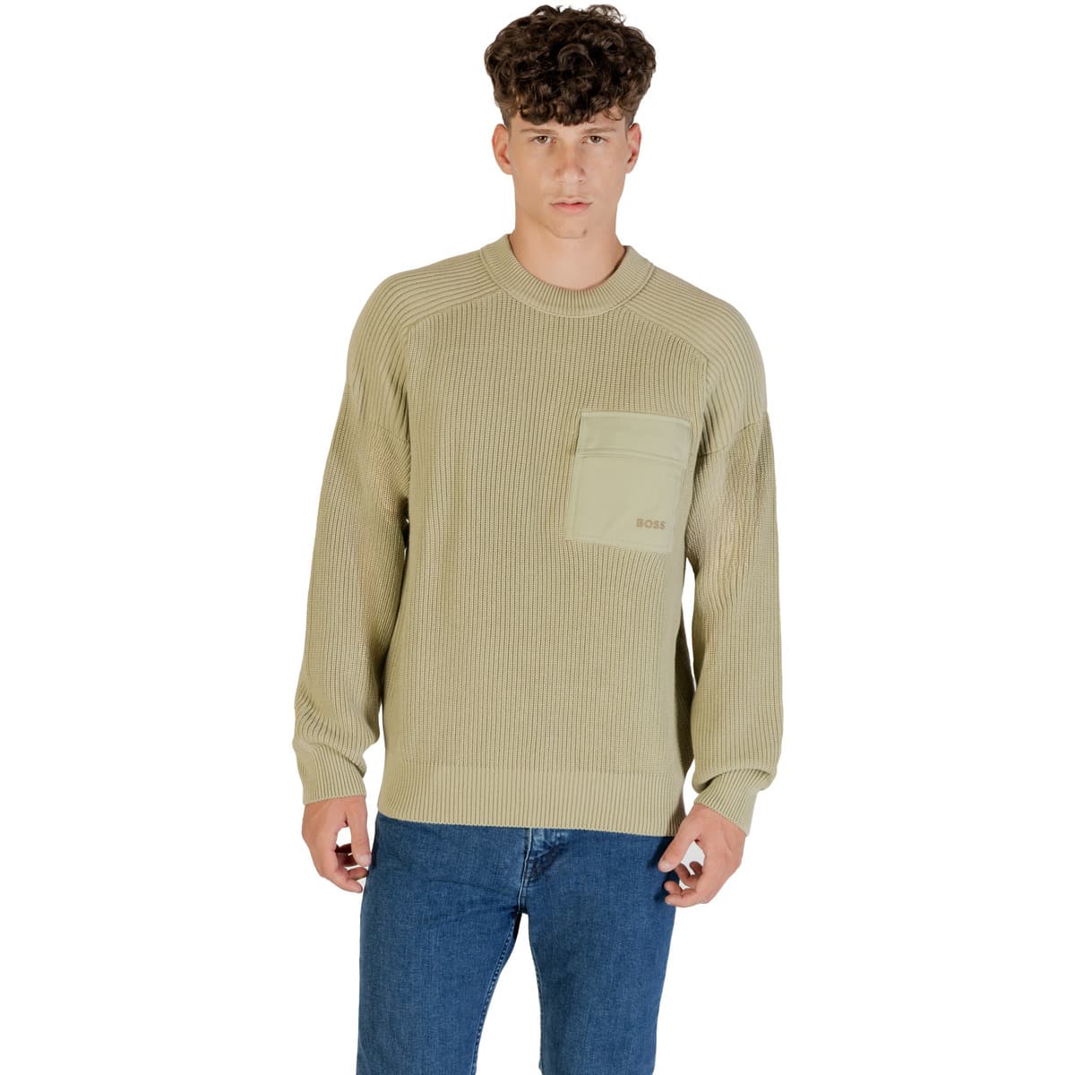 Men's Sweaters BOSS Green