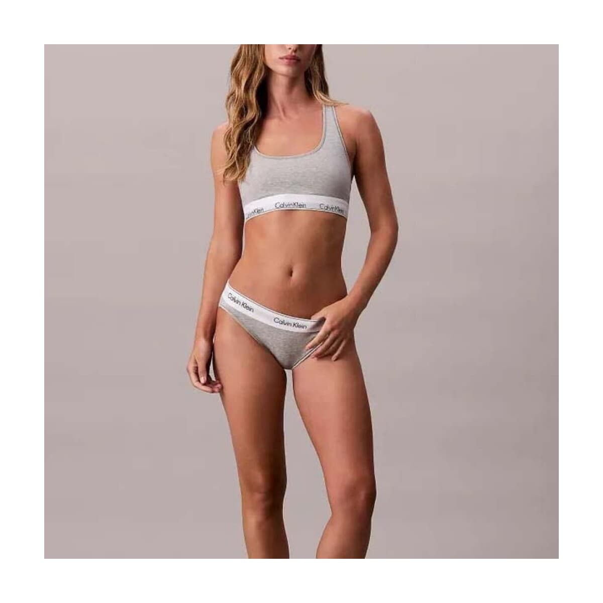 Women's Sports Bras Calvin Klein Gray