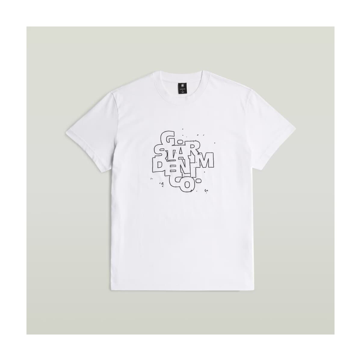 Men's T-Shirts G-Star Raw White