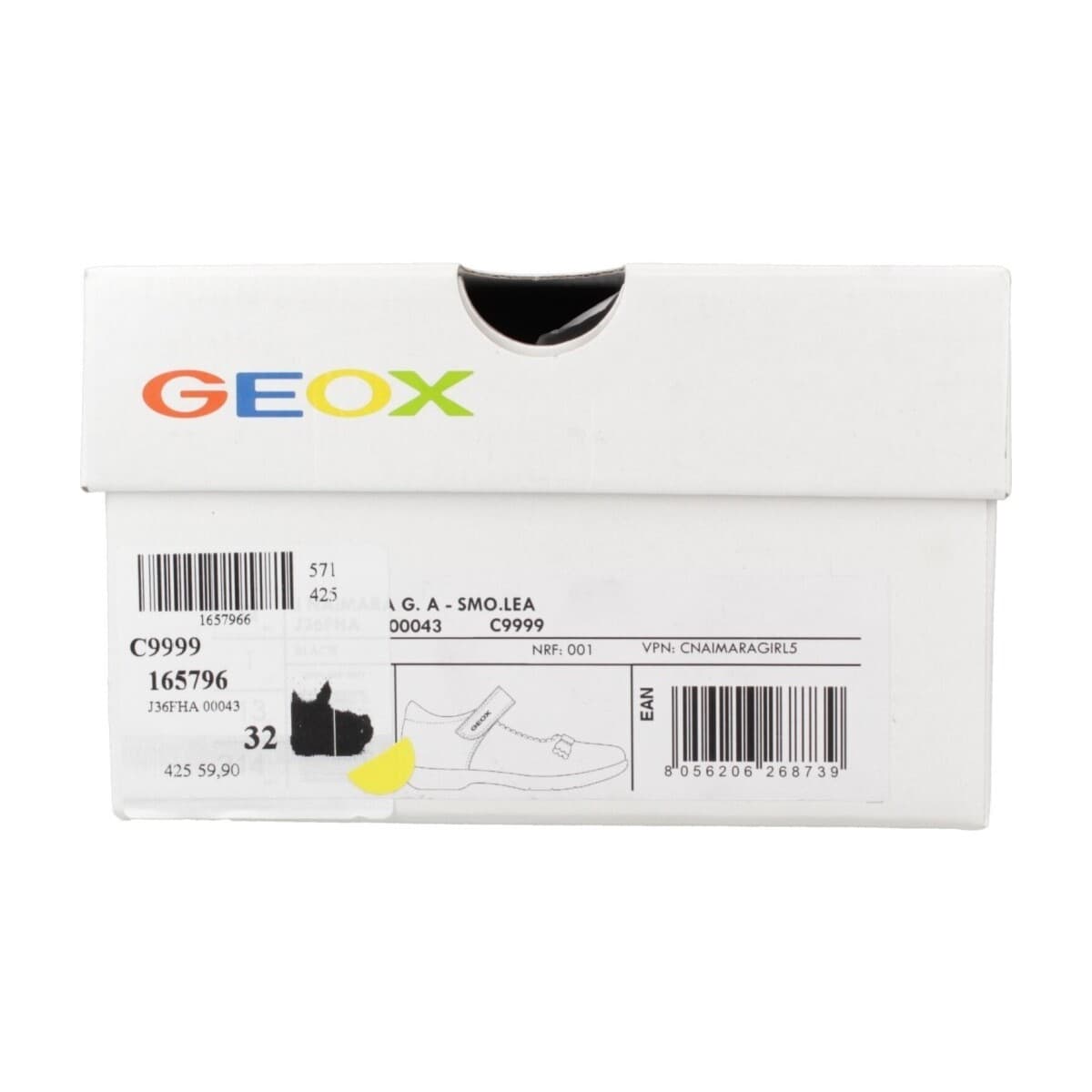 Women's Ballet Flats Geox Black