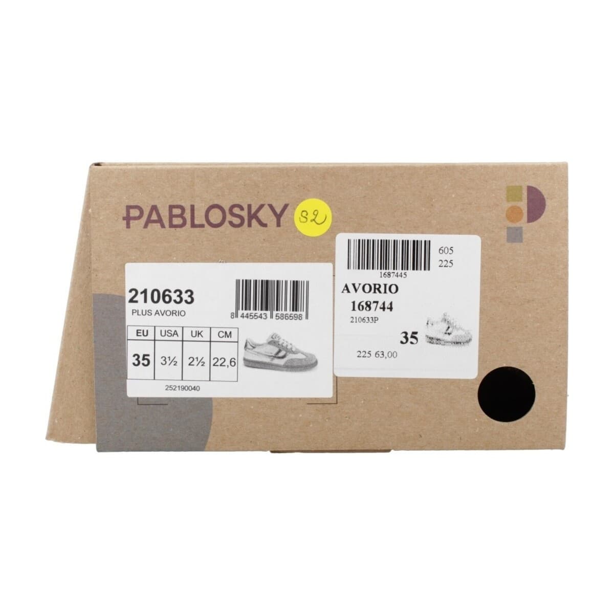 Girls' Sneakers Pablosky Beige