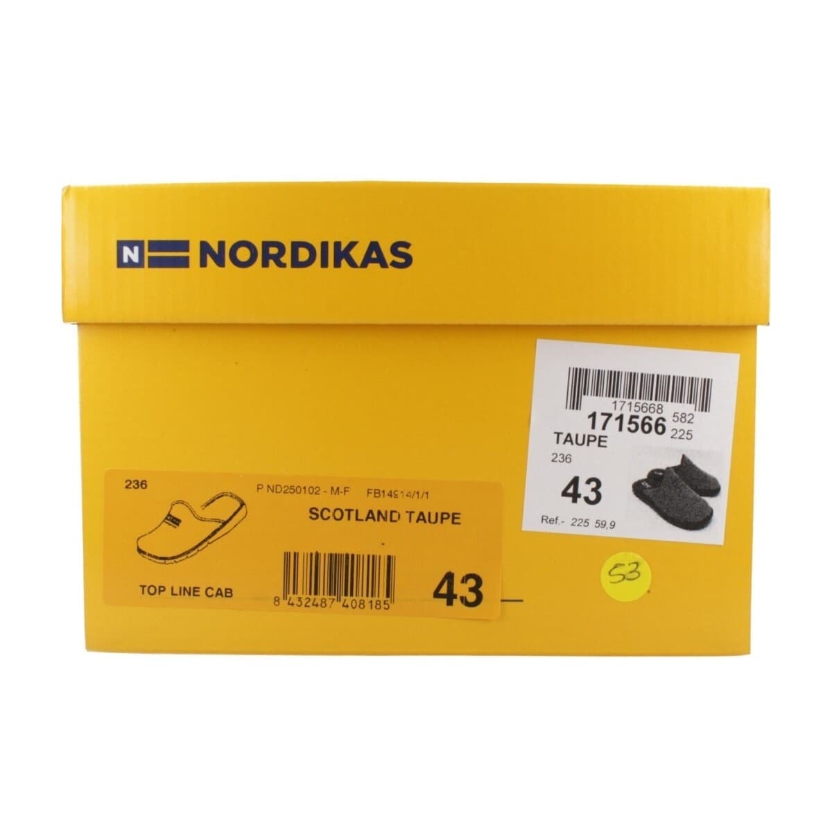 Men's House Slippers Nordikas Brown