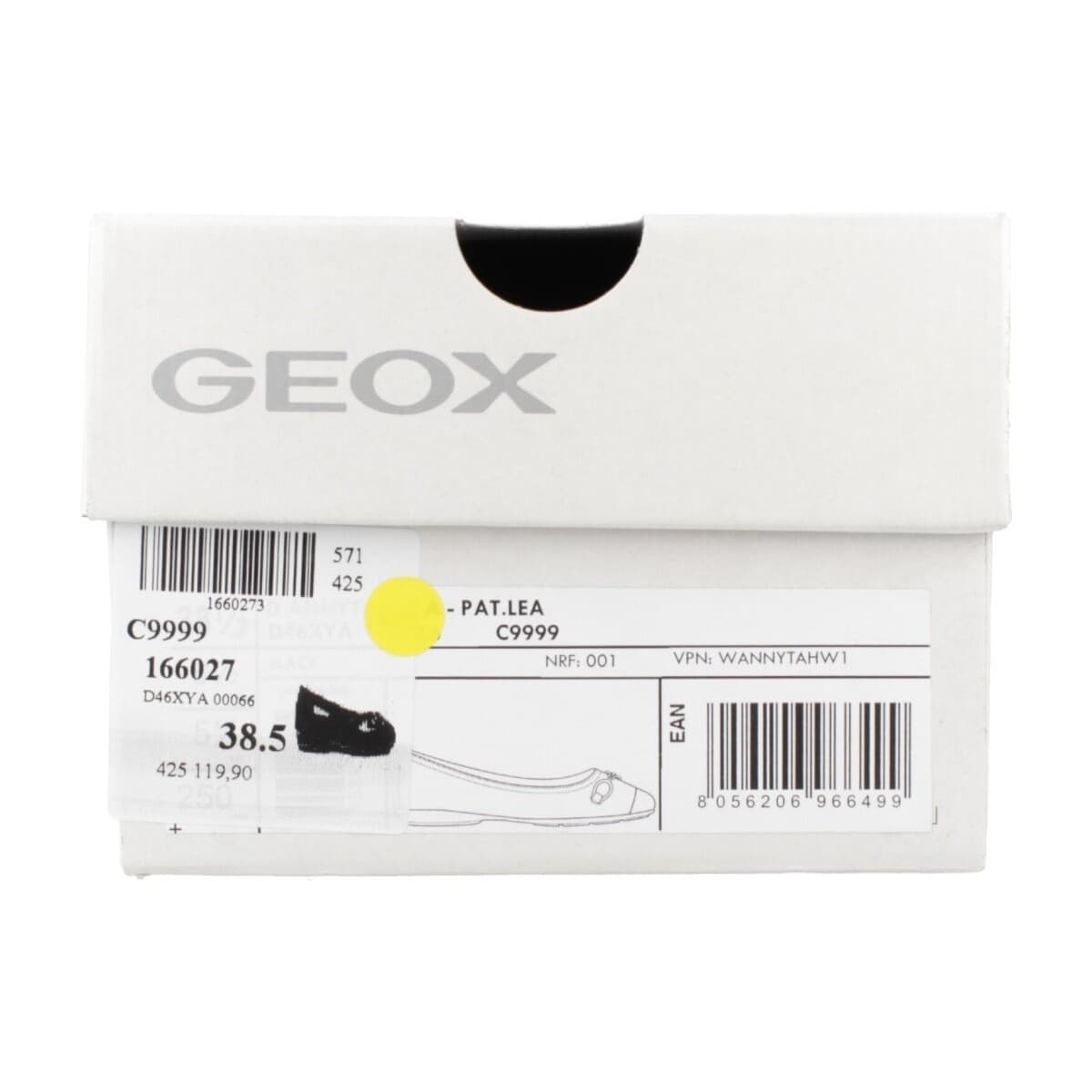 Women's Ballet Flats Geox Black