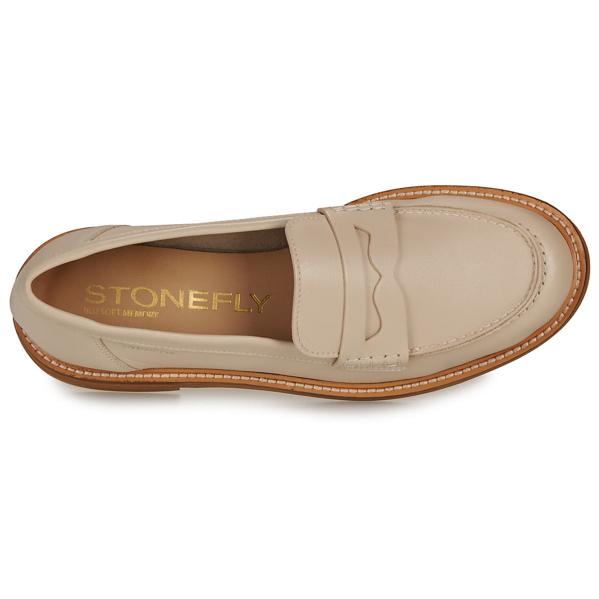 Women's Loafers Stonefly Brown