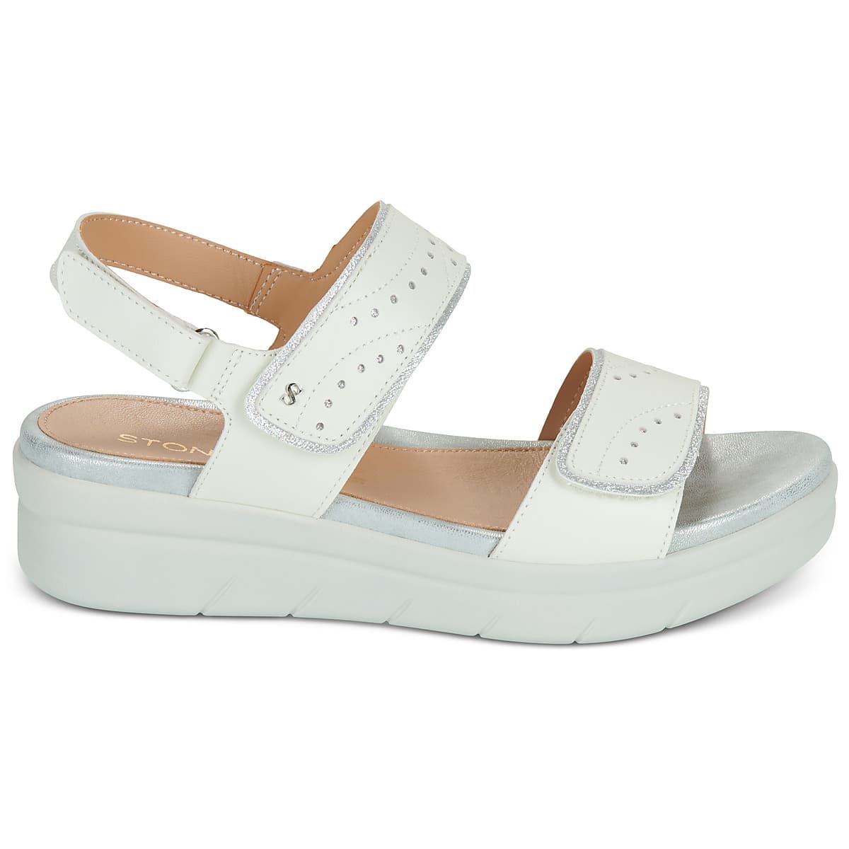 Women's Platforms Stonefly White