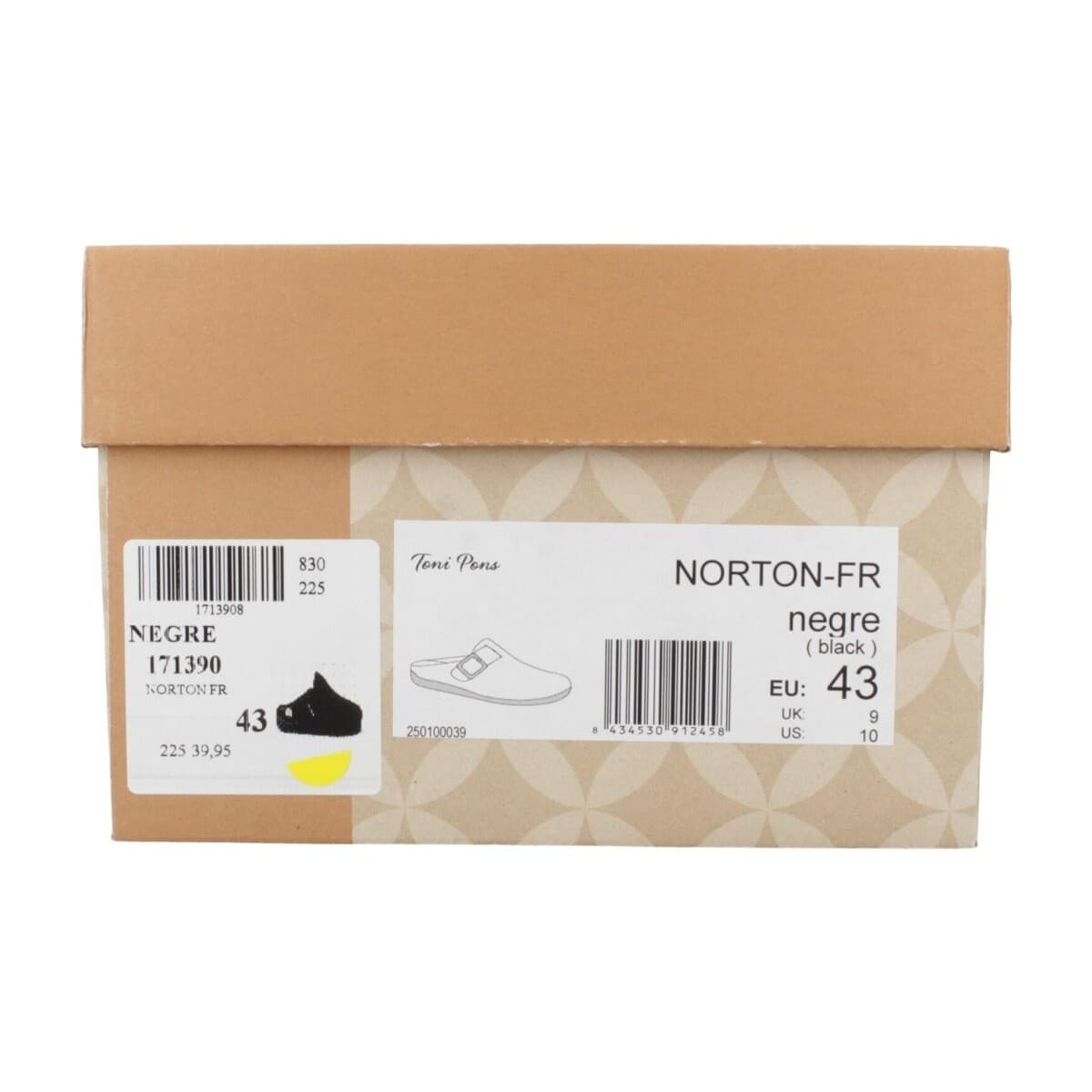 Men's House Slippers Toni Pons Black