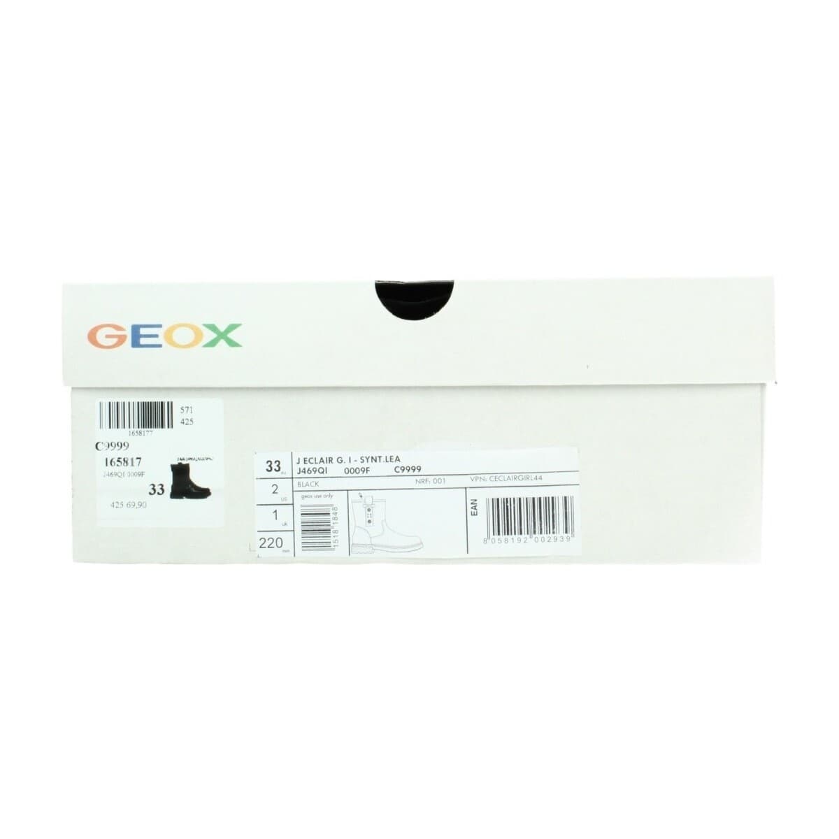 Girls' Ankle Boots Geox Black