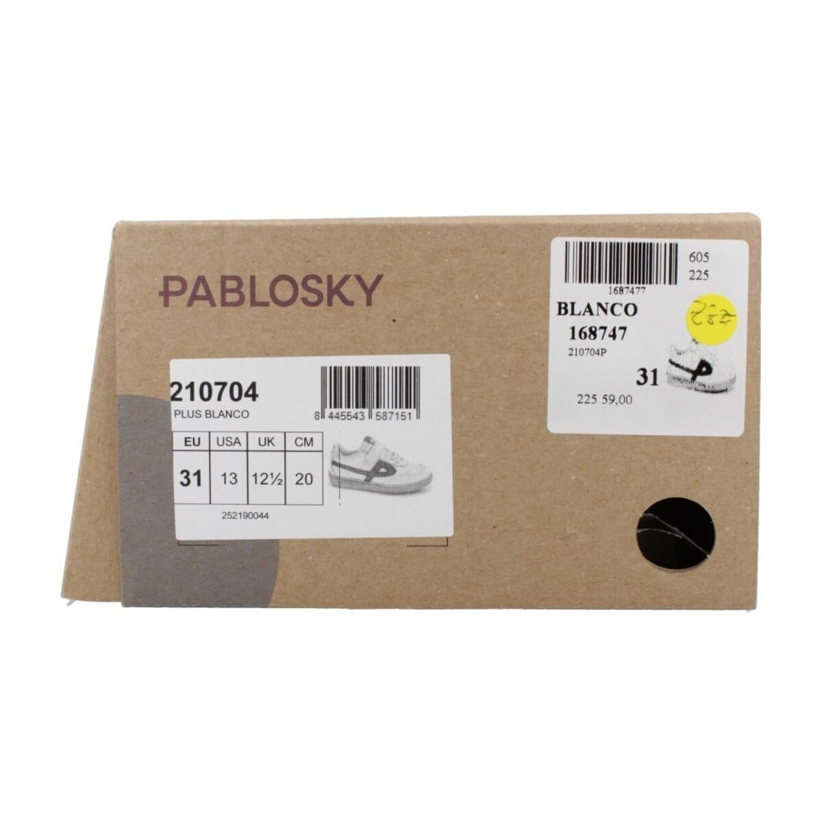 Boys' Sneakers Pablosky White