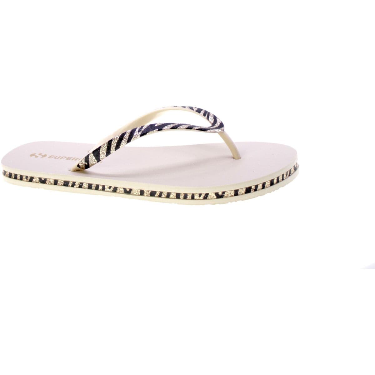 Women's Flip Flops Superga Beige