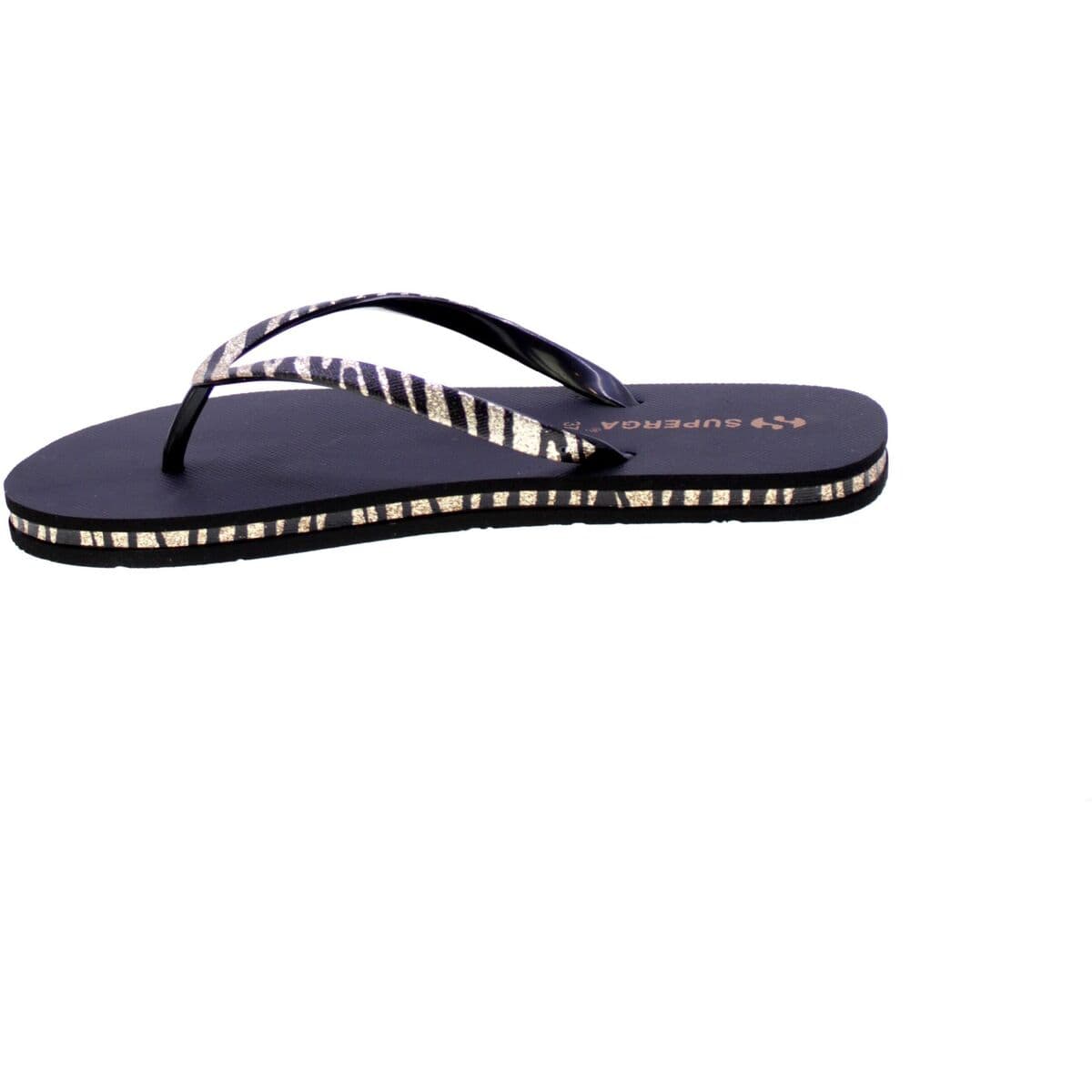 Women's Flip Flops Superga Black
