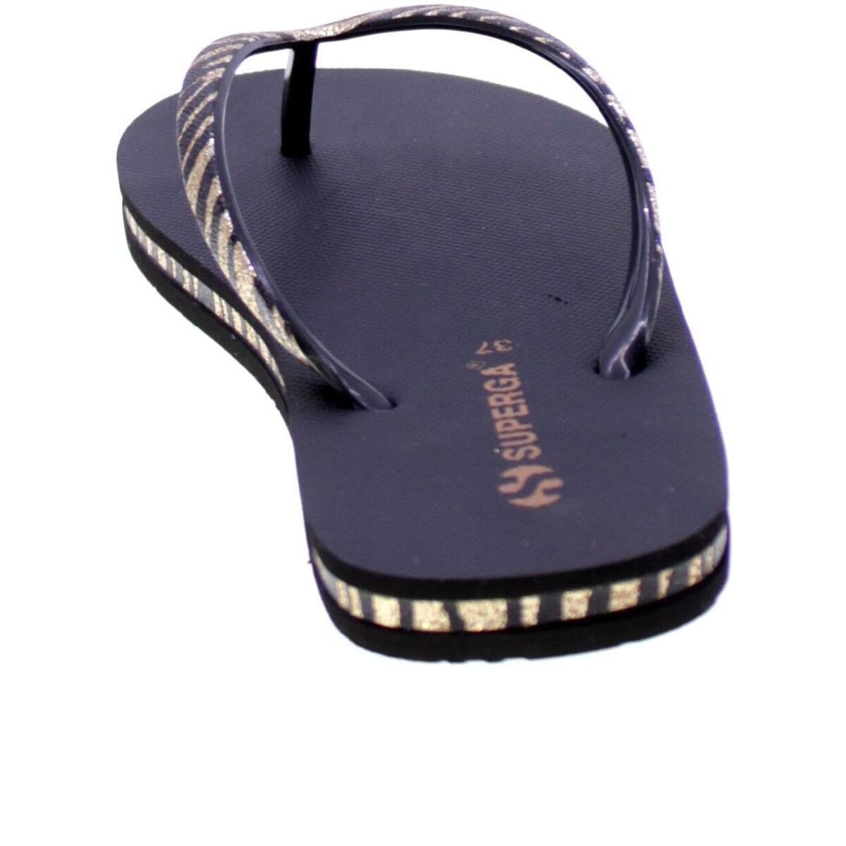 Women's Flip Flops Superga Black