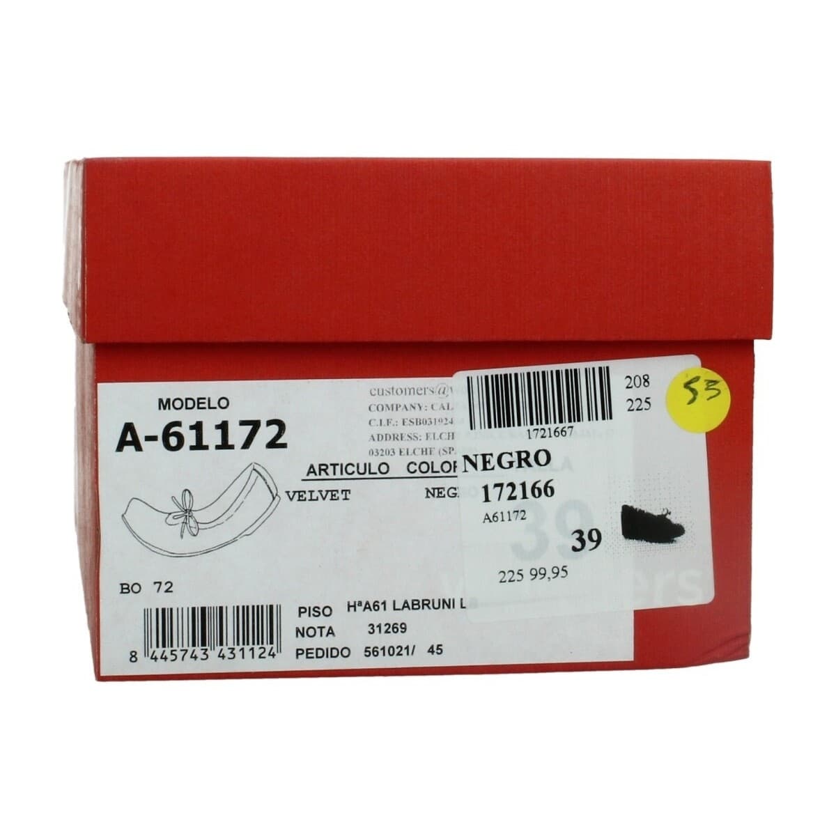 Women's Ballet Flats Wonders Black