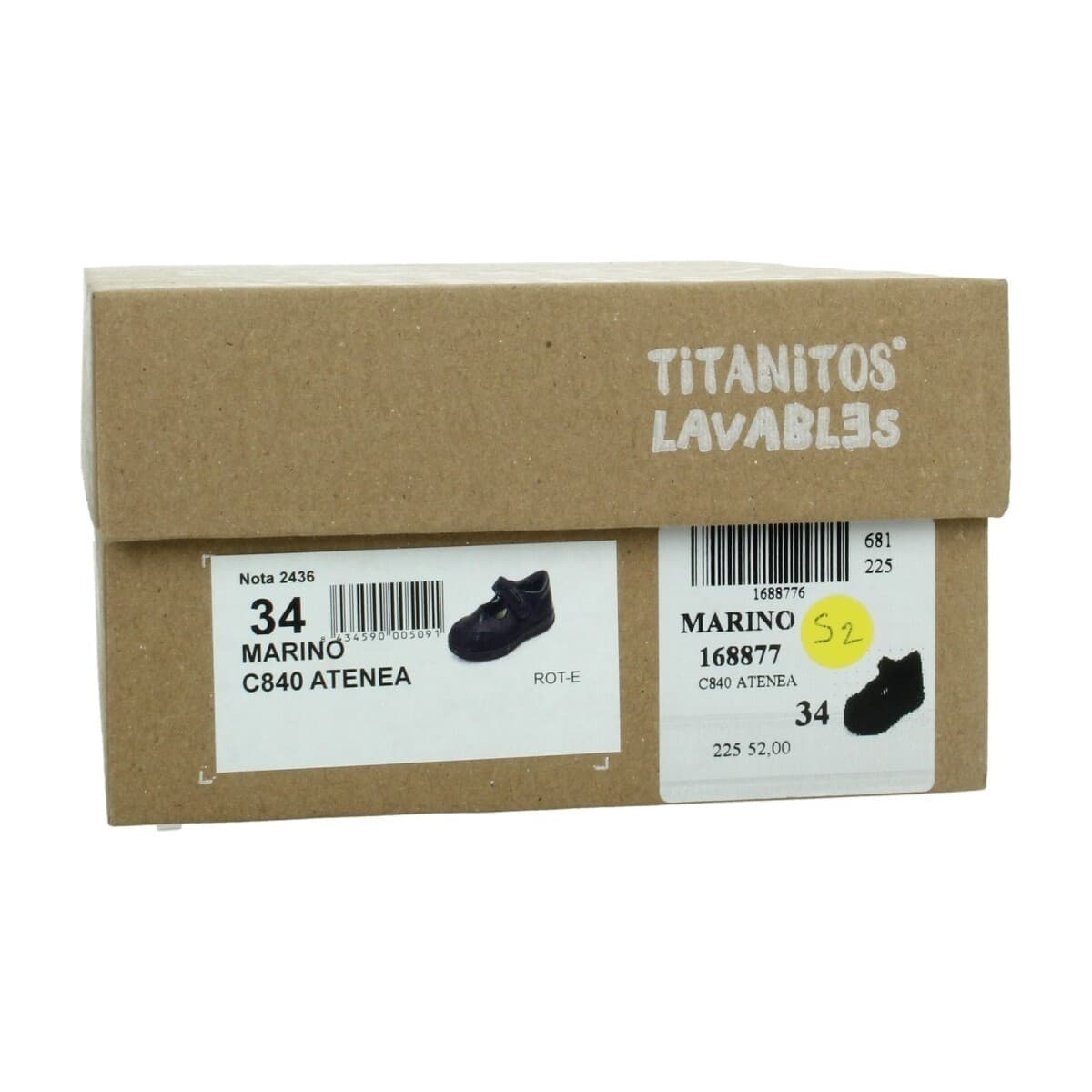 Women's Ballet Flats Titanitos Blue