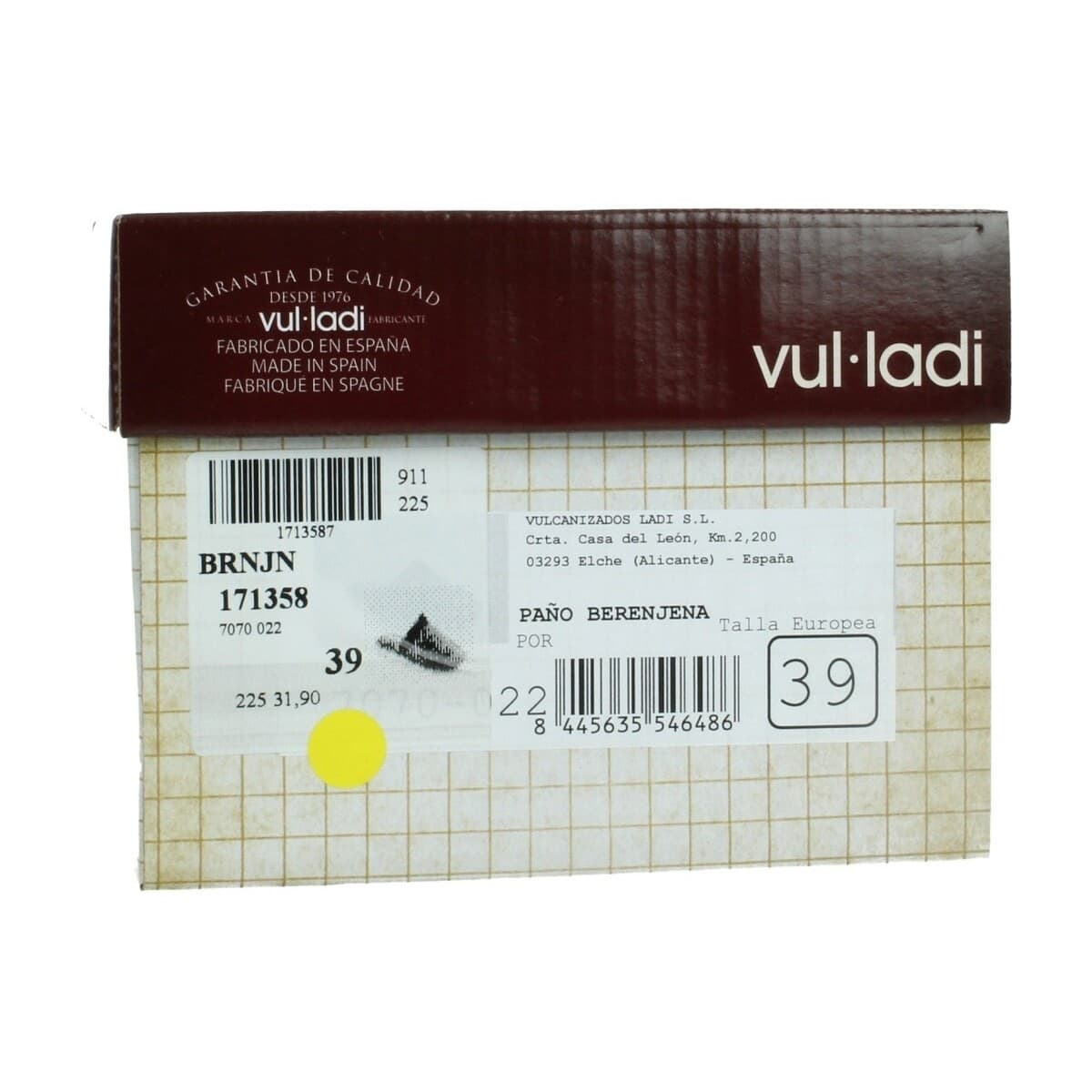 Women's House Slippers Vulladi Bordeaux