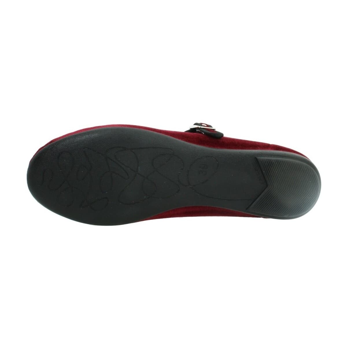 Women's Ballet Flats Vulladi Bordeaux