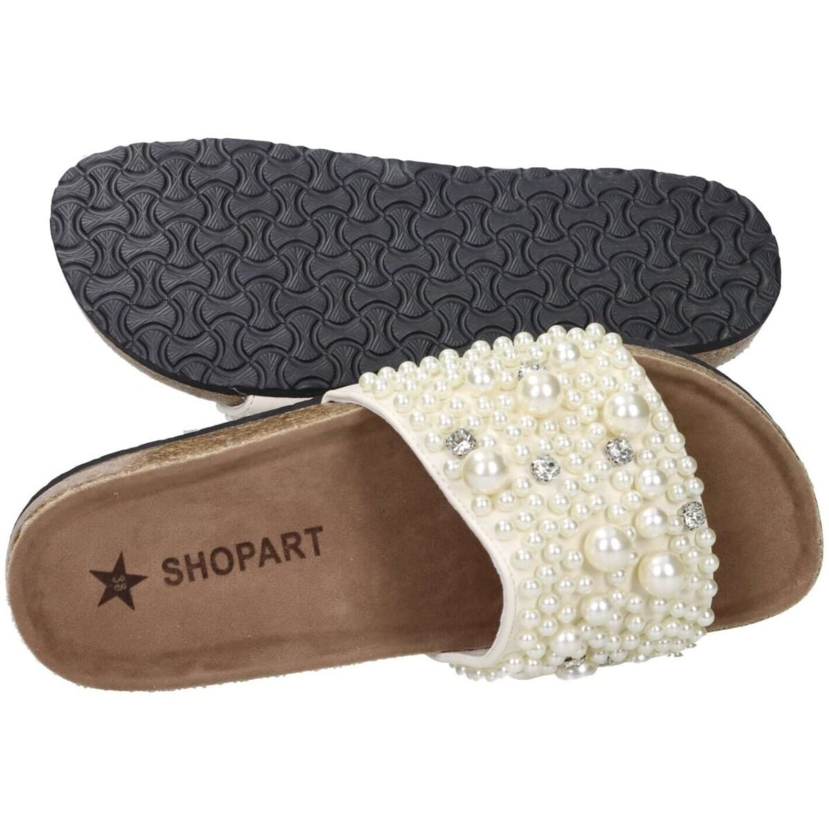 Women's Flip Flops Shop Art White