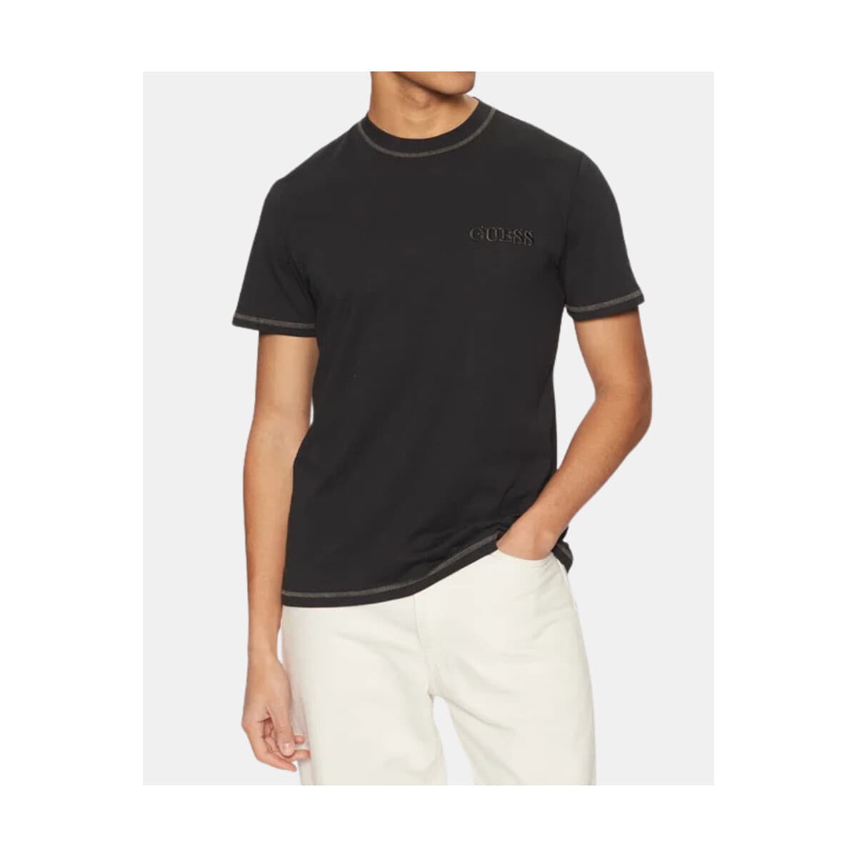 Men's T-Shirts Guess Black