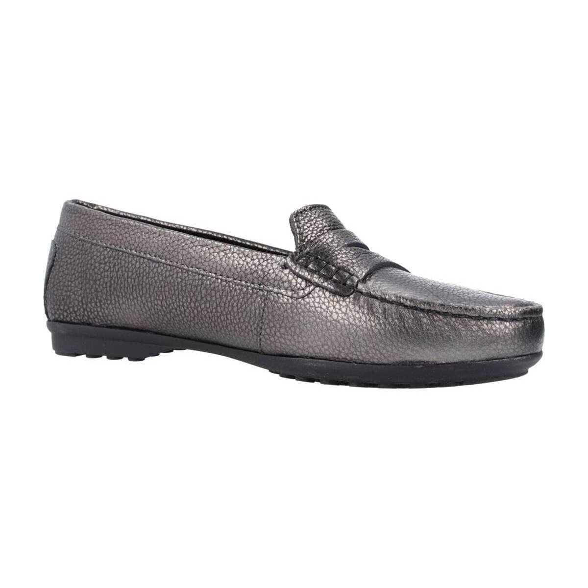 Women's Loafers Geox Silver