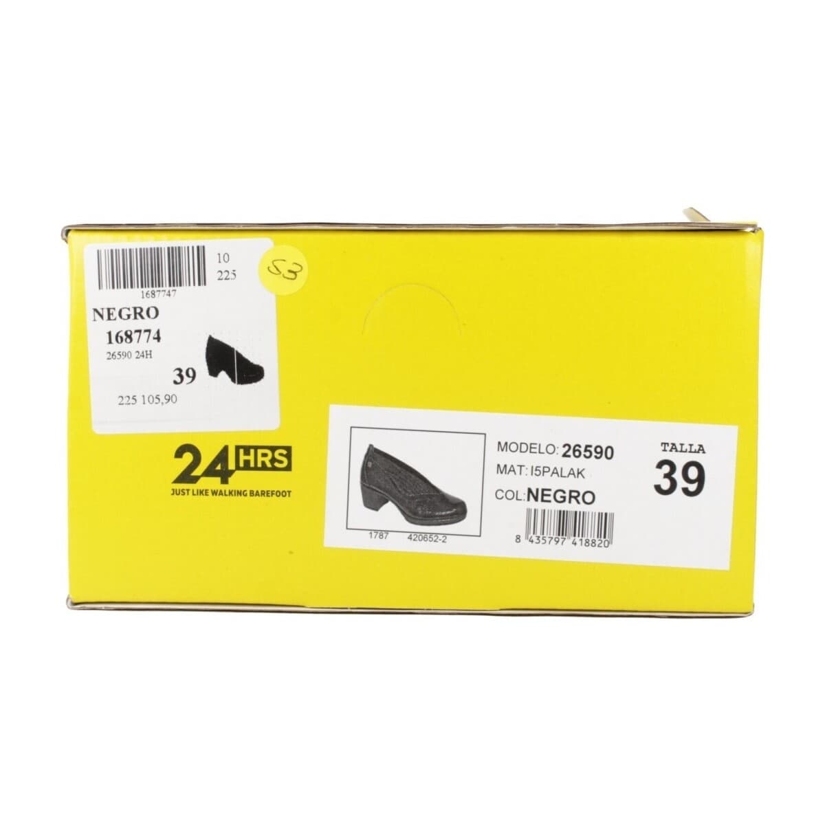 Women's Pumps 24 Hrs Black