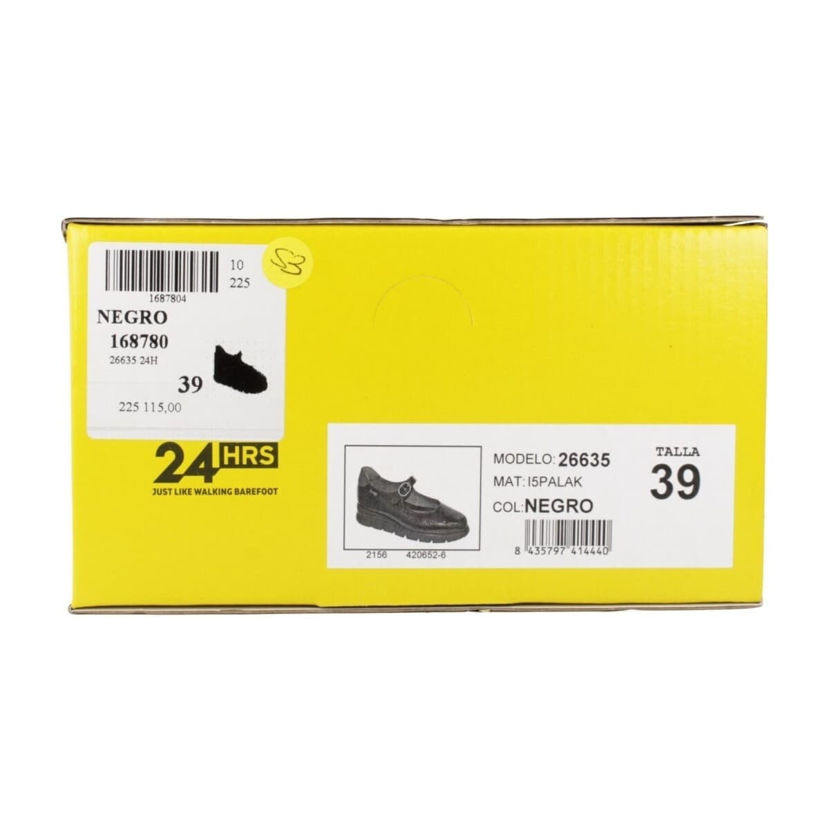 Women's Ballet Flats 24 Hrs Black