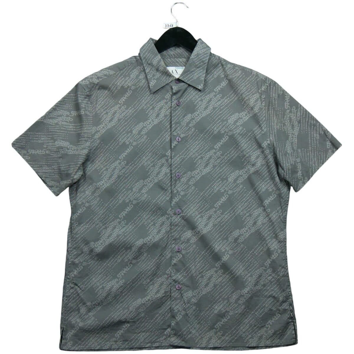 Men's Shirts EAX Gray