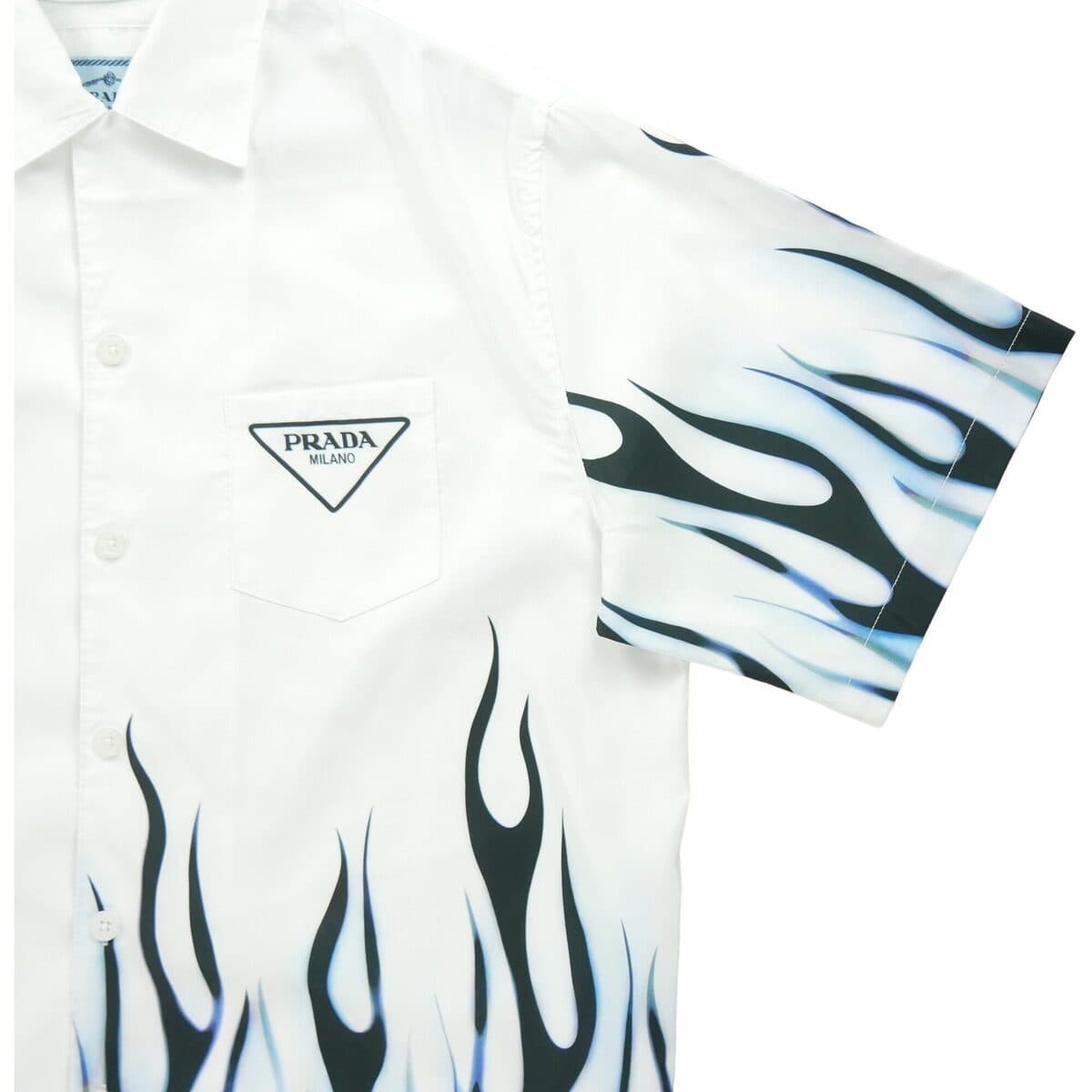 Men's Shirts Prada White